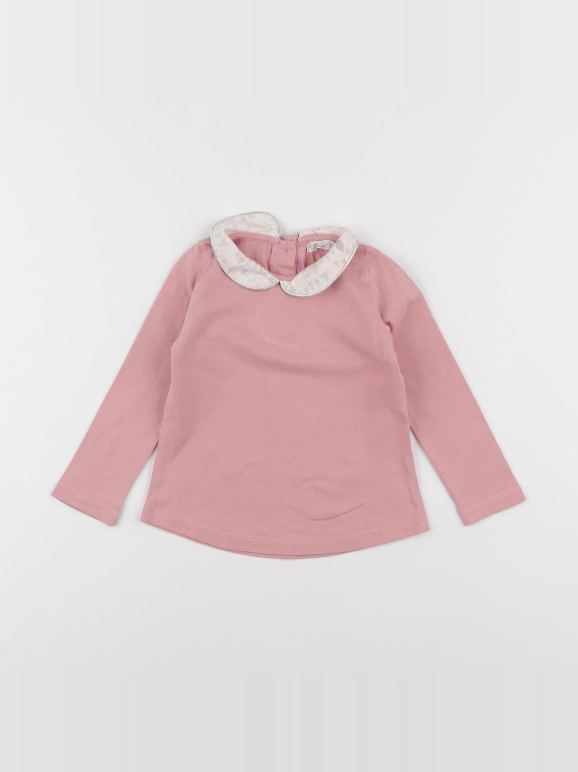 Little Cigogne - tee-shirt rose - 2 ans