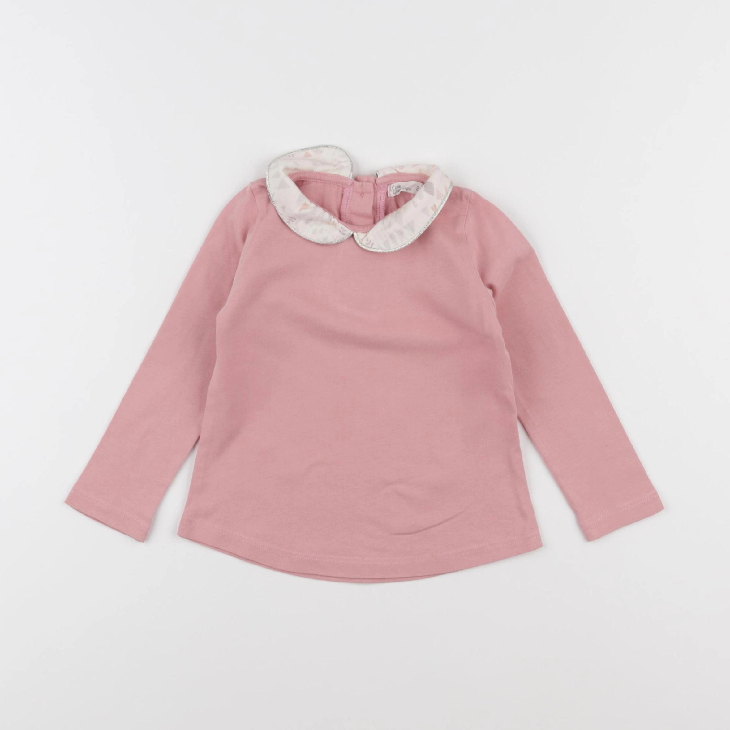 Little Cigogne - tee-shirt rose - 2 ans