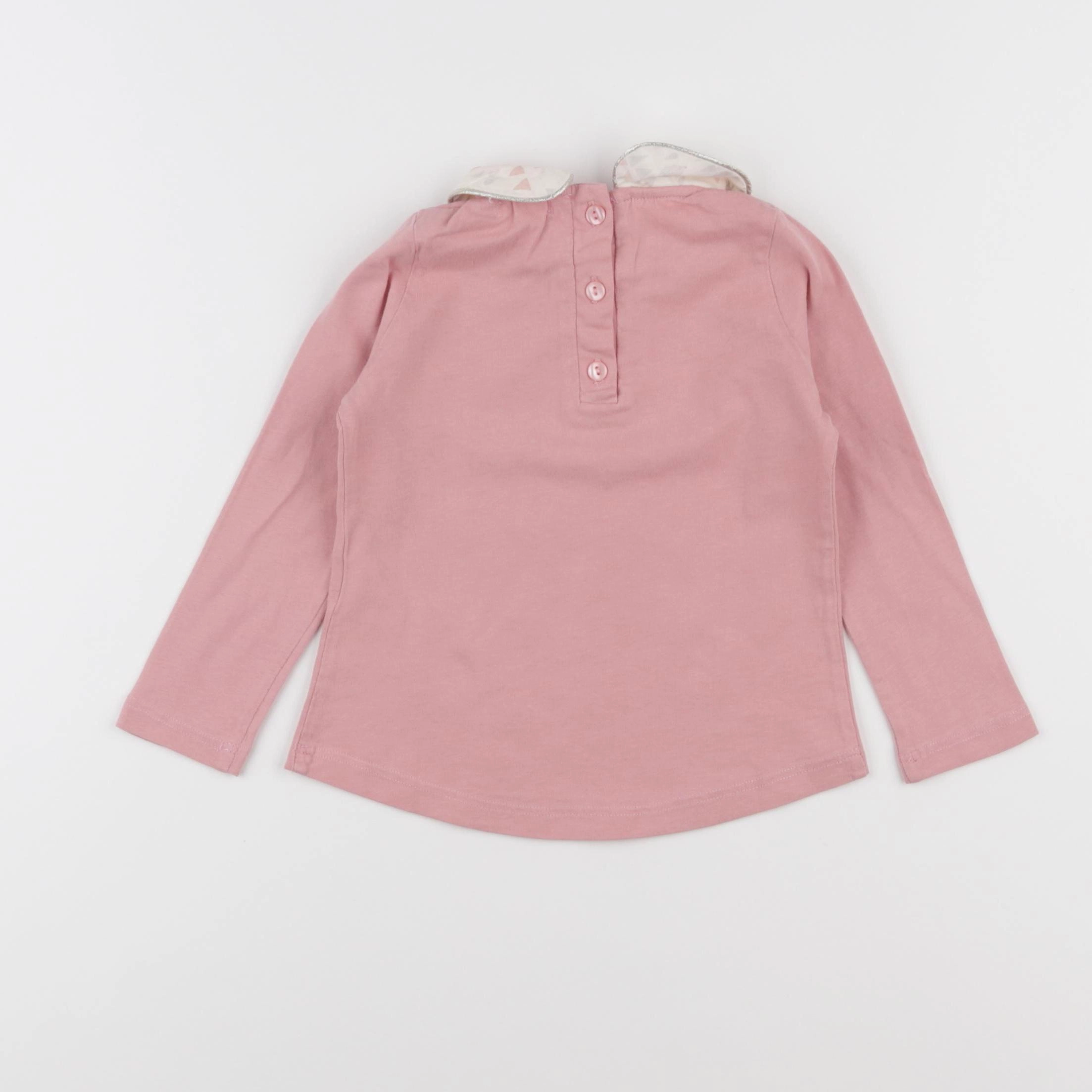 Little Cigogne - tee-shirt rose - 2 ans