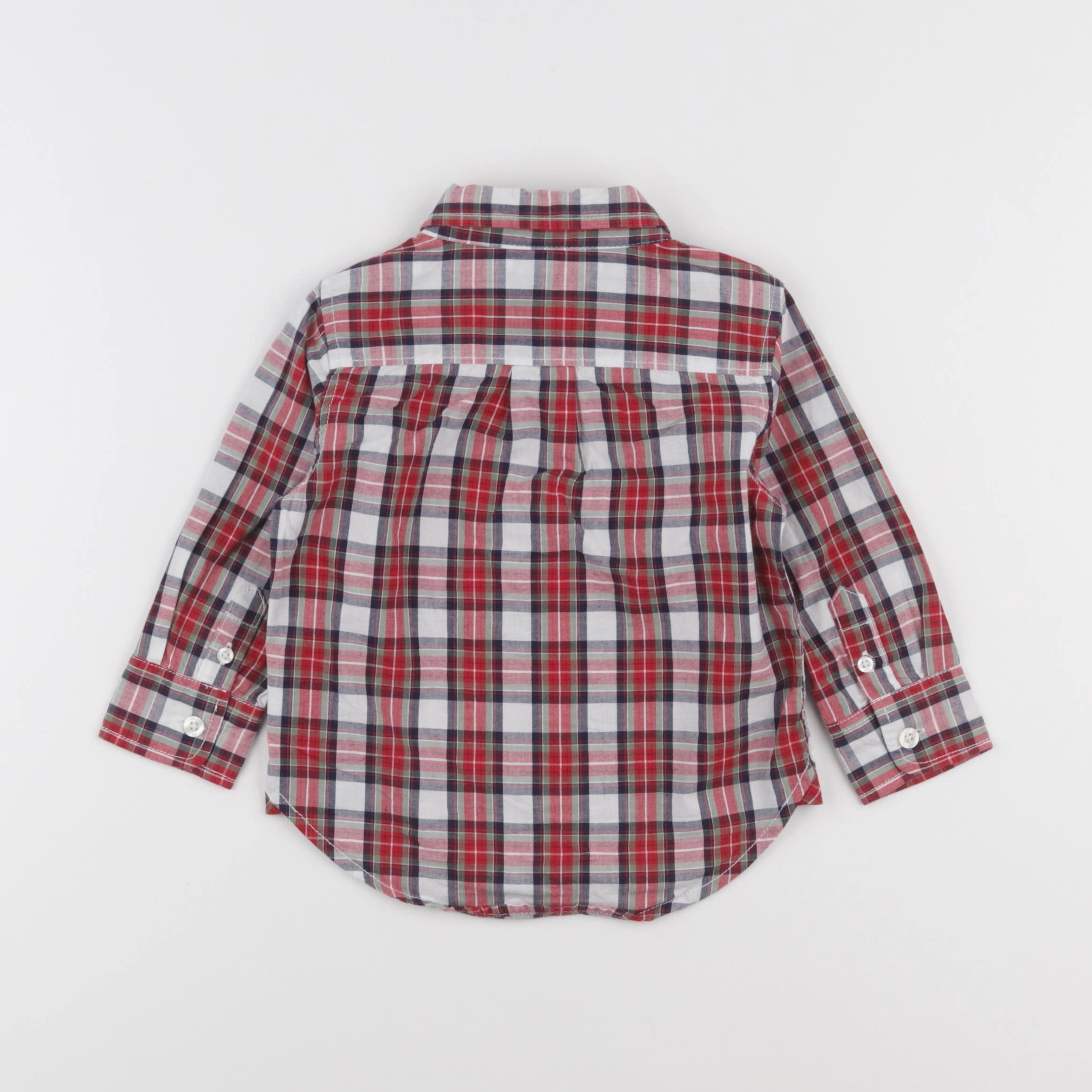 GAP - chemise rouge - 12/18 mois
