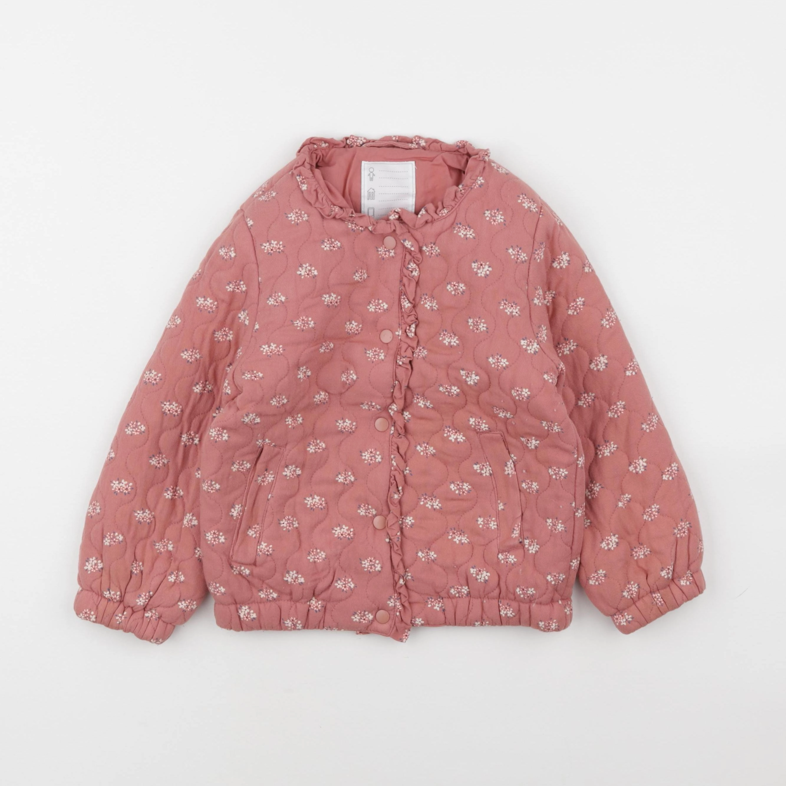 Vertbaudet - veste rose - 6 ans