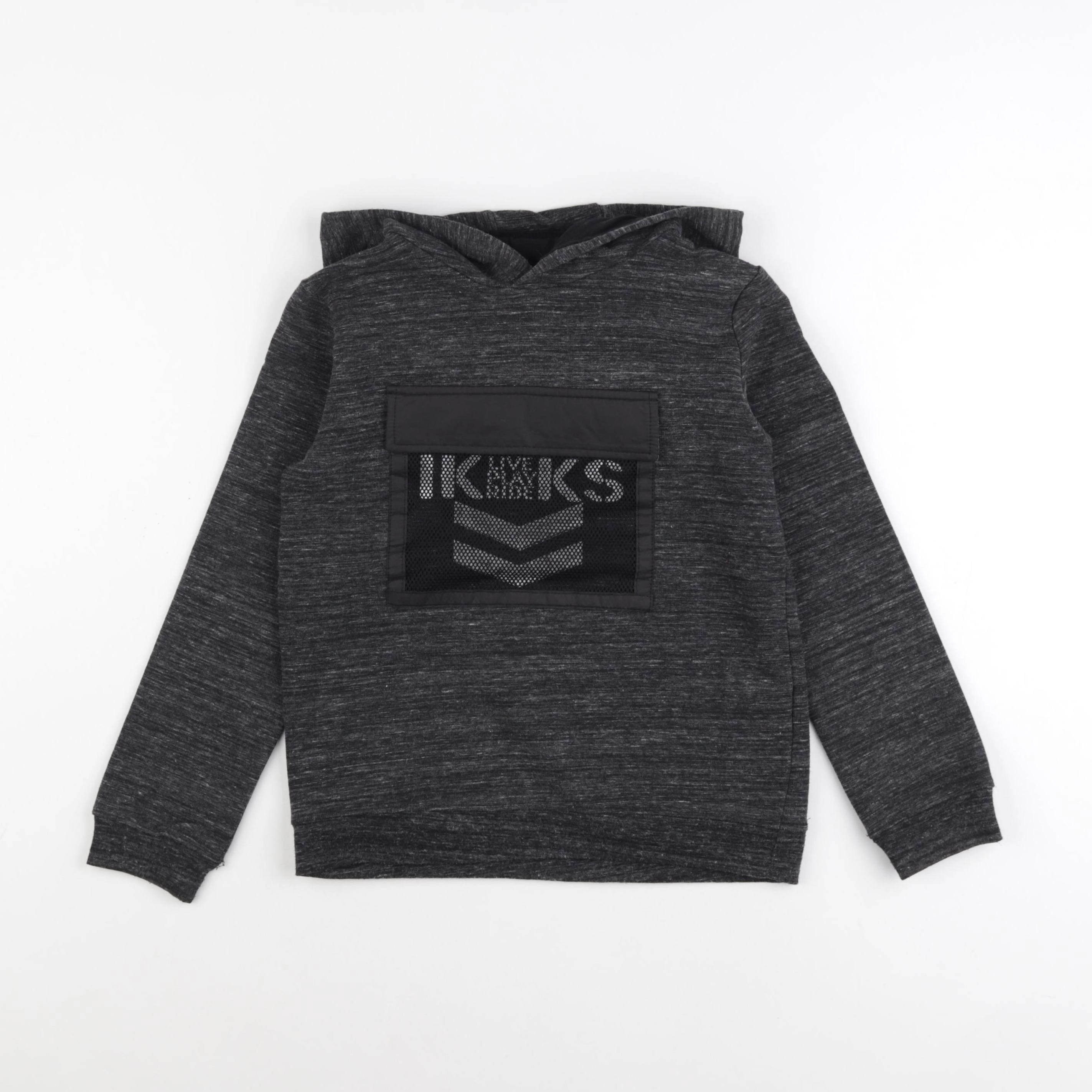 IKKS - sweat noir - 8 ans
