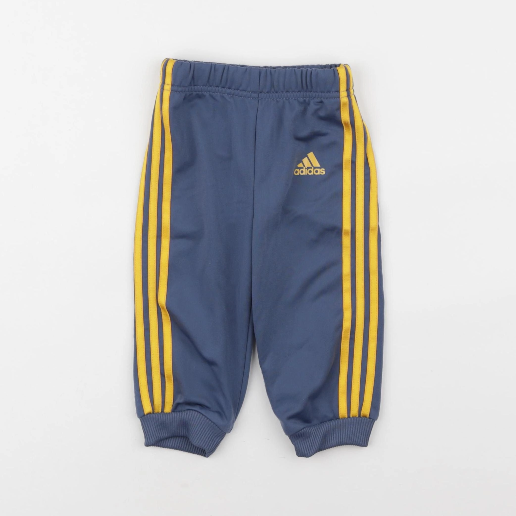 Adidas - jogging bleu, orange - 6/9 mois