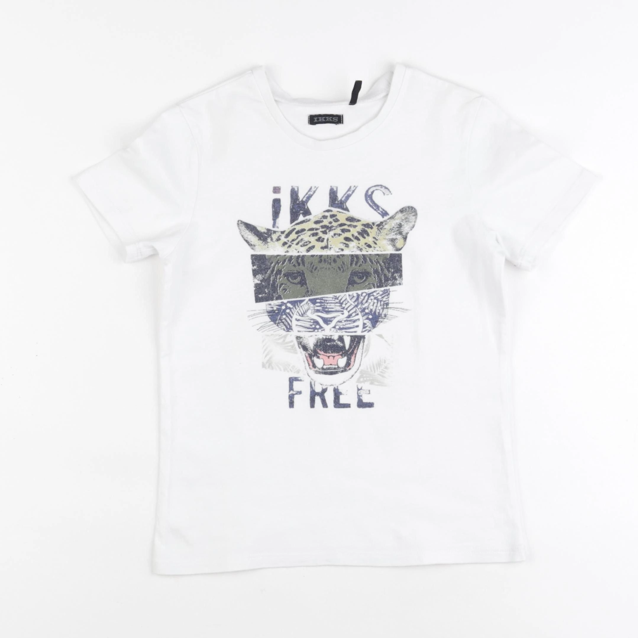 IKKS - tee-shirt blanc - 6 ans