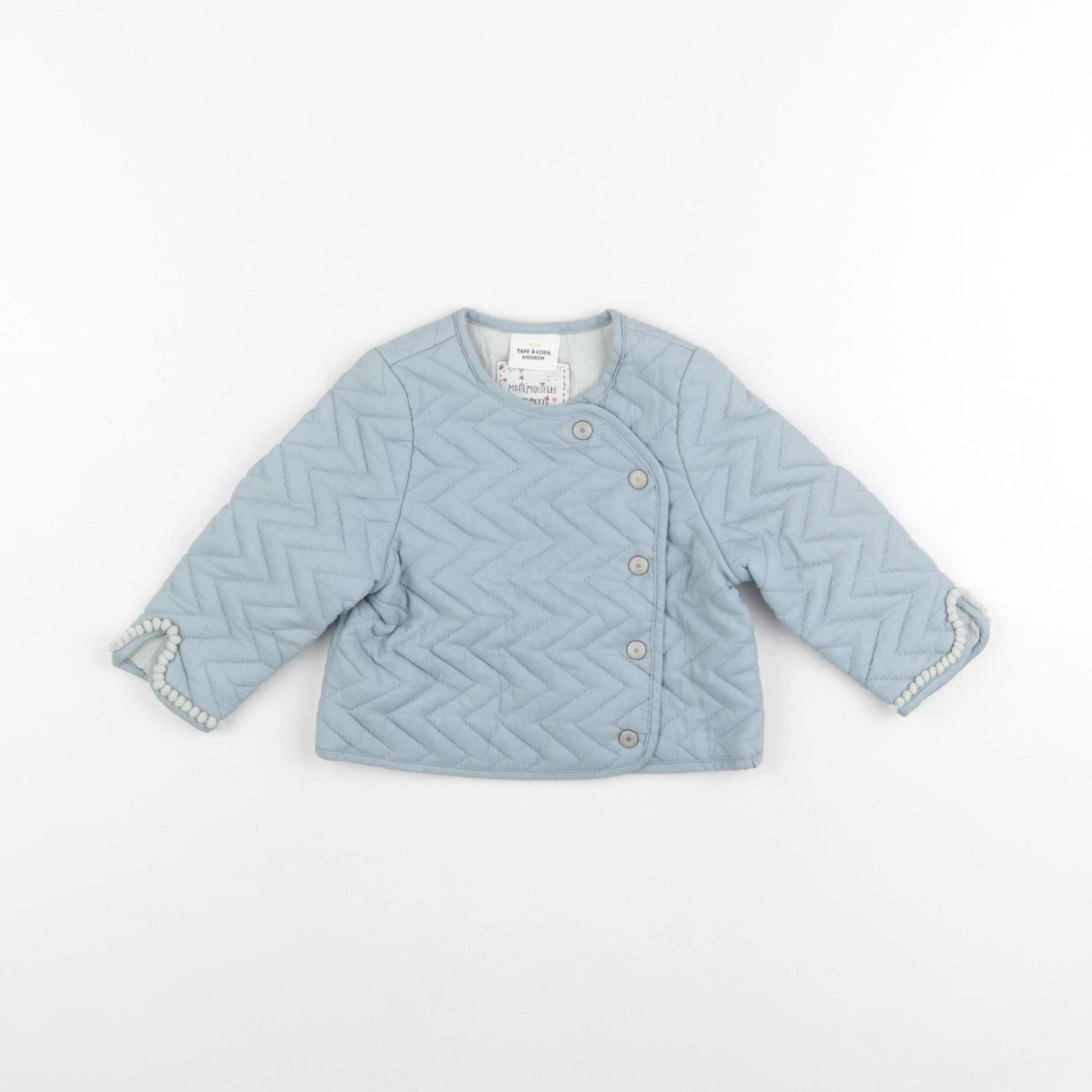 Tape à l'oeil - gilet bleu - 6 mois