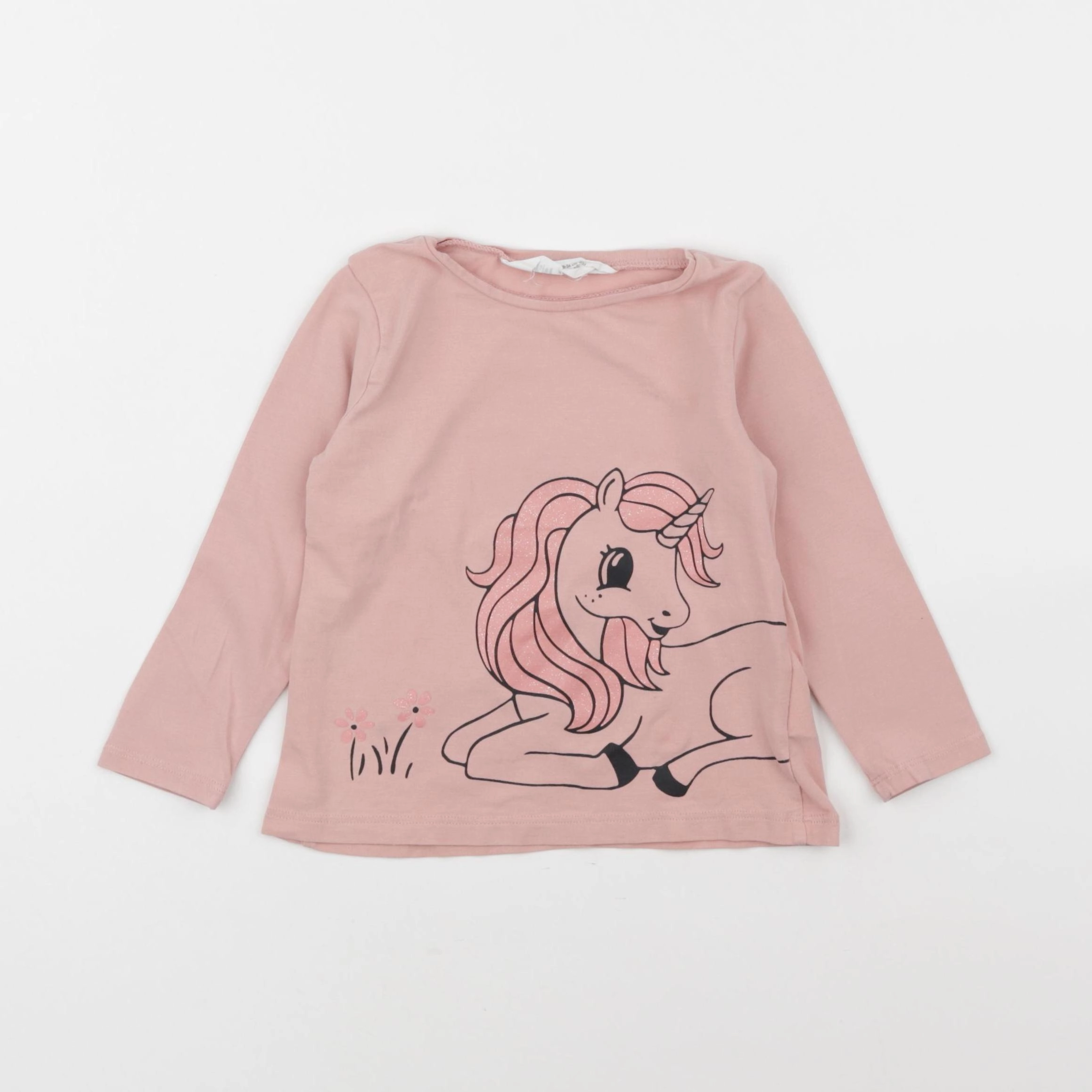 H&M - tee-shirt rose - 18/24 mois