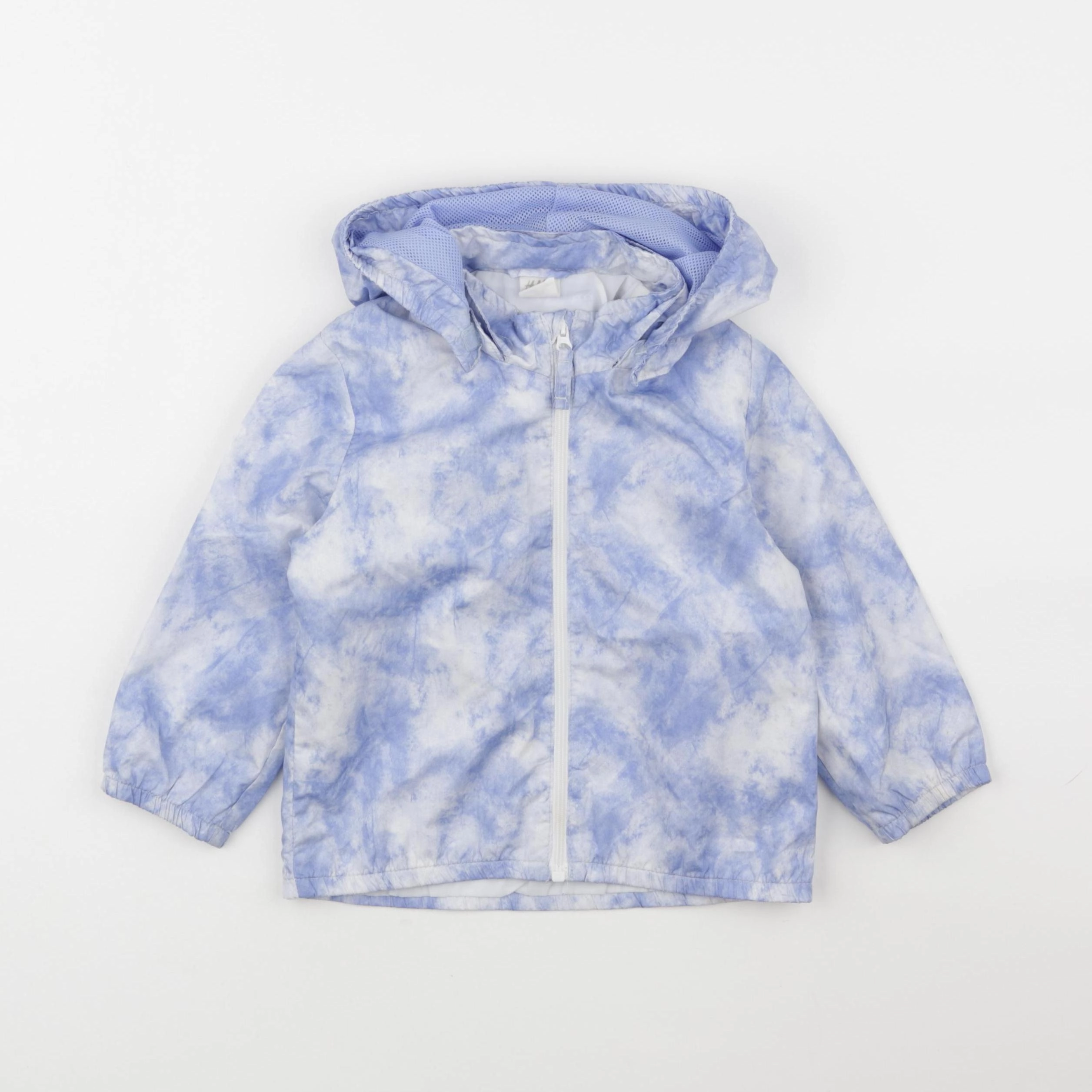 H&M - coupe-vent blanc, bleu - 12/18 mois