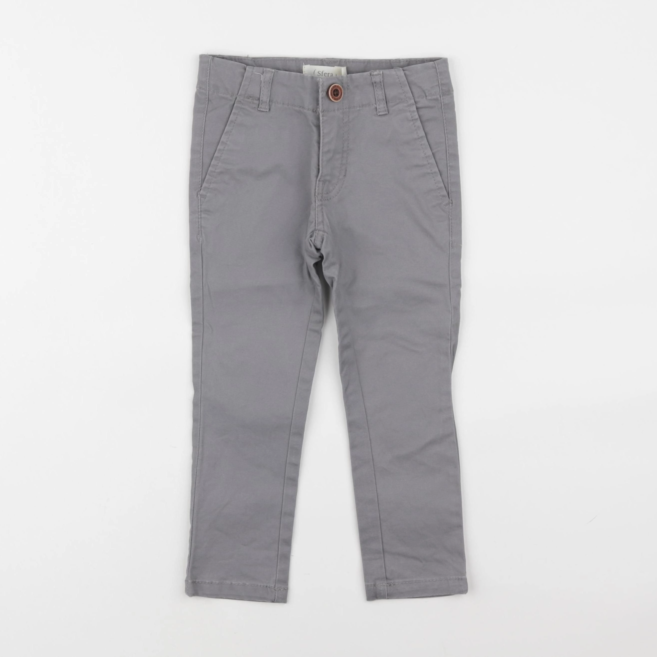 Sfera - pantalon gris - 3/4 ans
