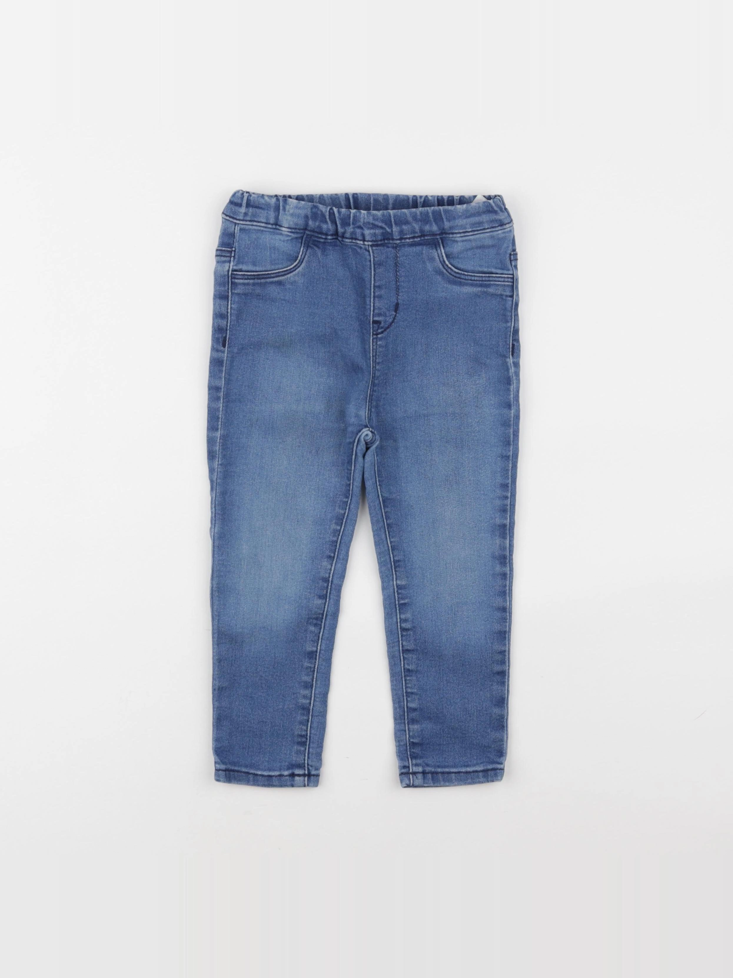 H&M - jegging bleu - 18/24 mois