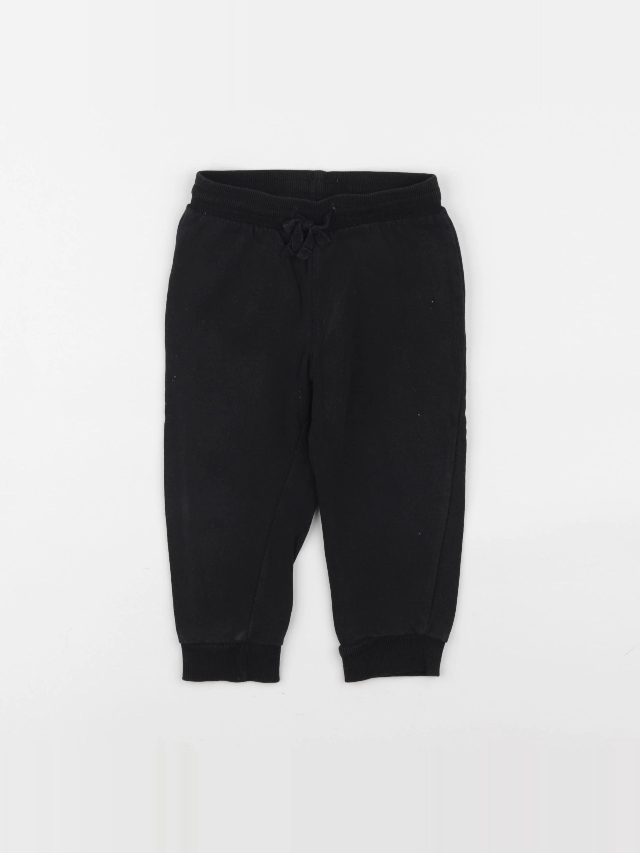 H&M - jogging noir - 12/18 mois