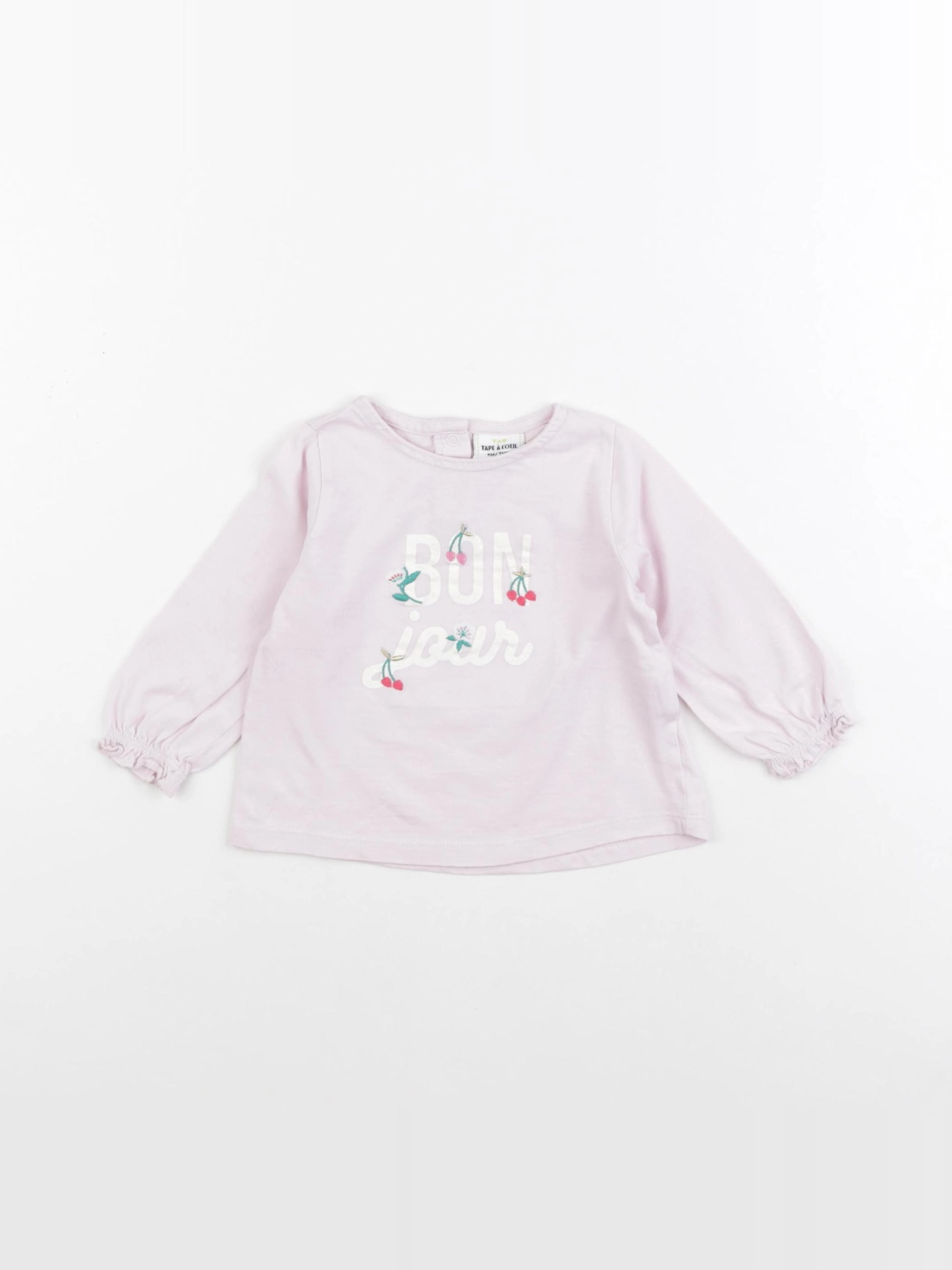 Tape à l'oeil - tee-shirt rose - 9 mois