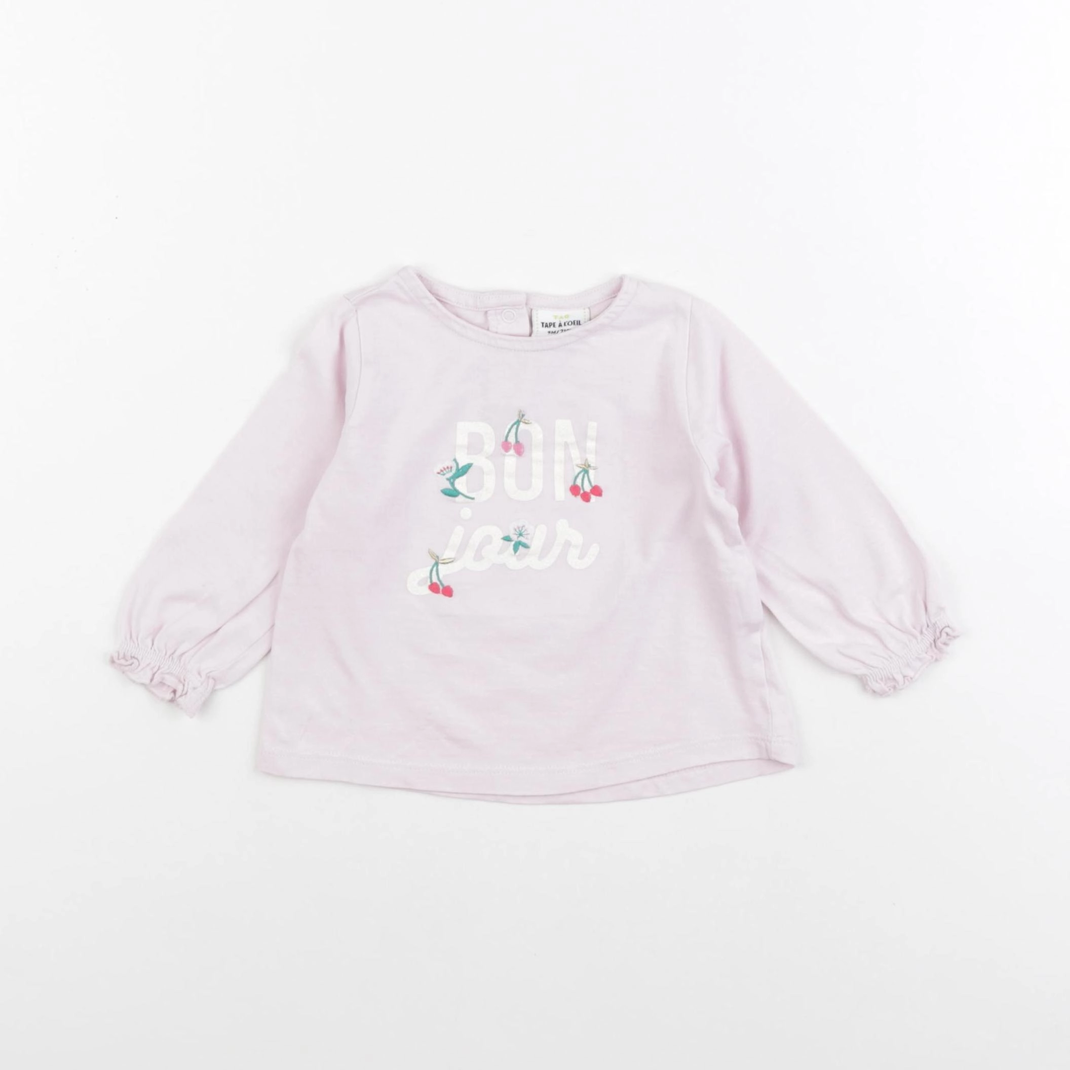 Tape à l'oeil - tee-shirt rose - 9 mois
