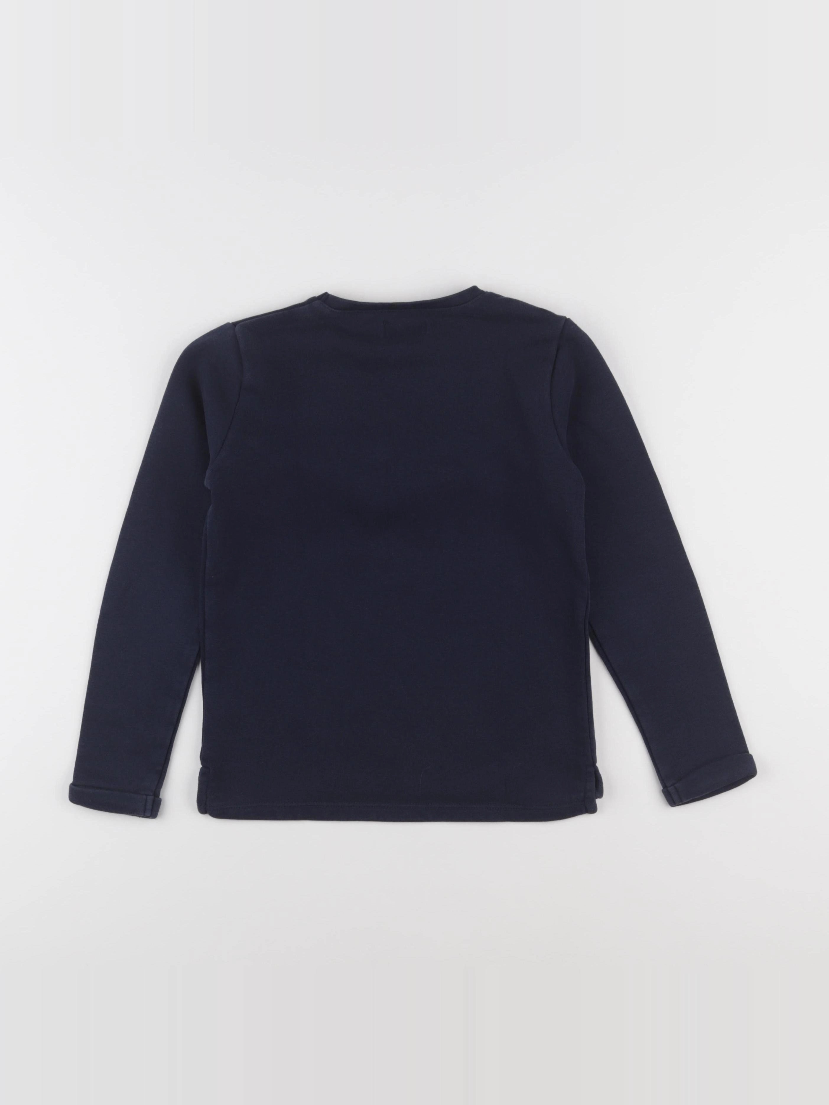 Vertbaudet - sweat bleu - 8 ans