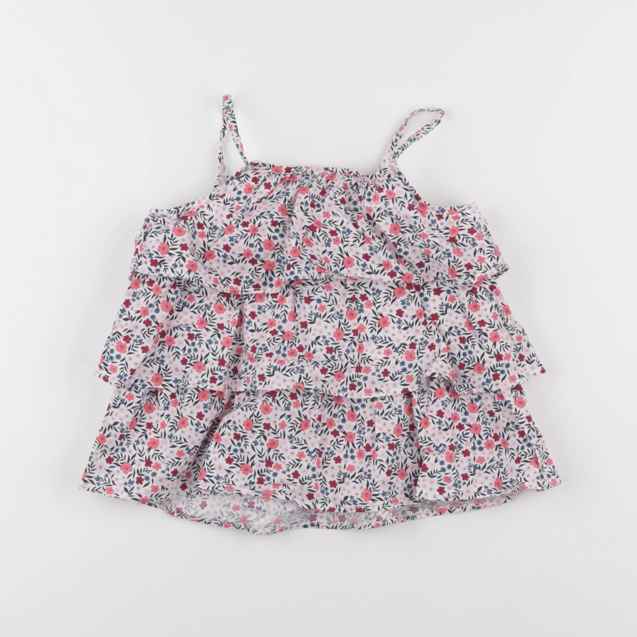 Vertbaudet - blouse multicolore - 7 ans