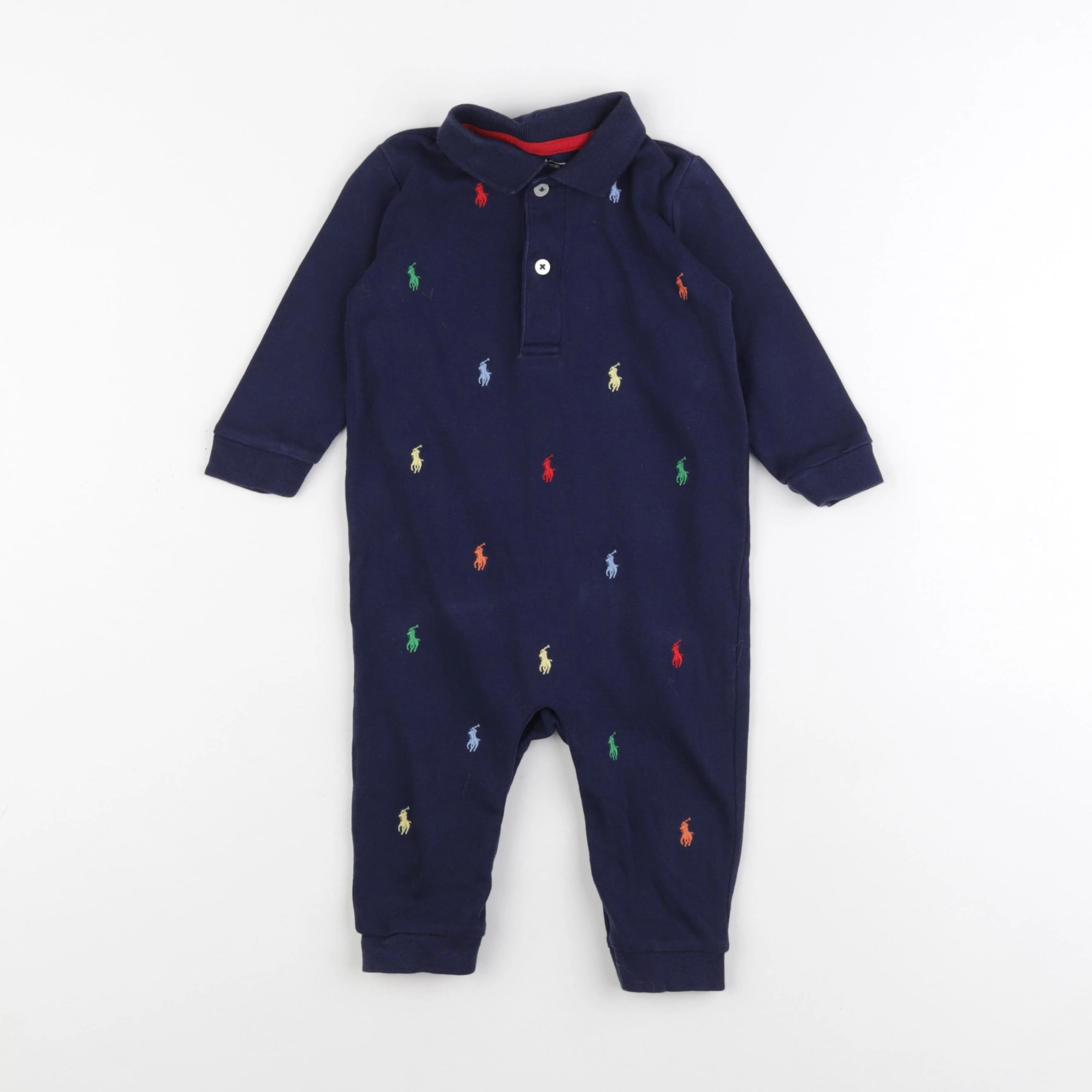 Ralph Lauren - combinaison bleu - 9 mois
