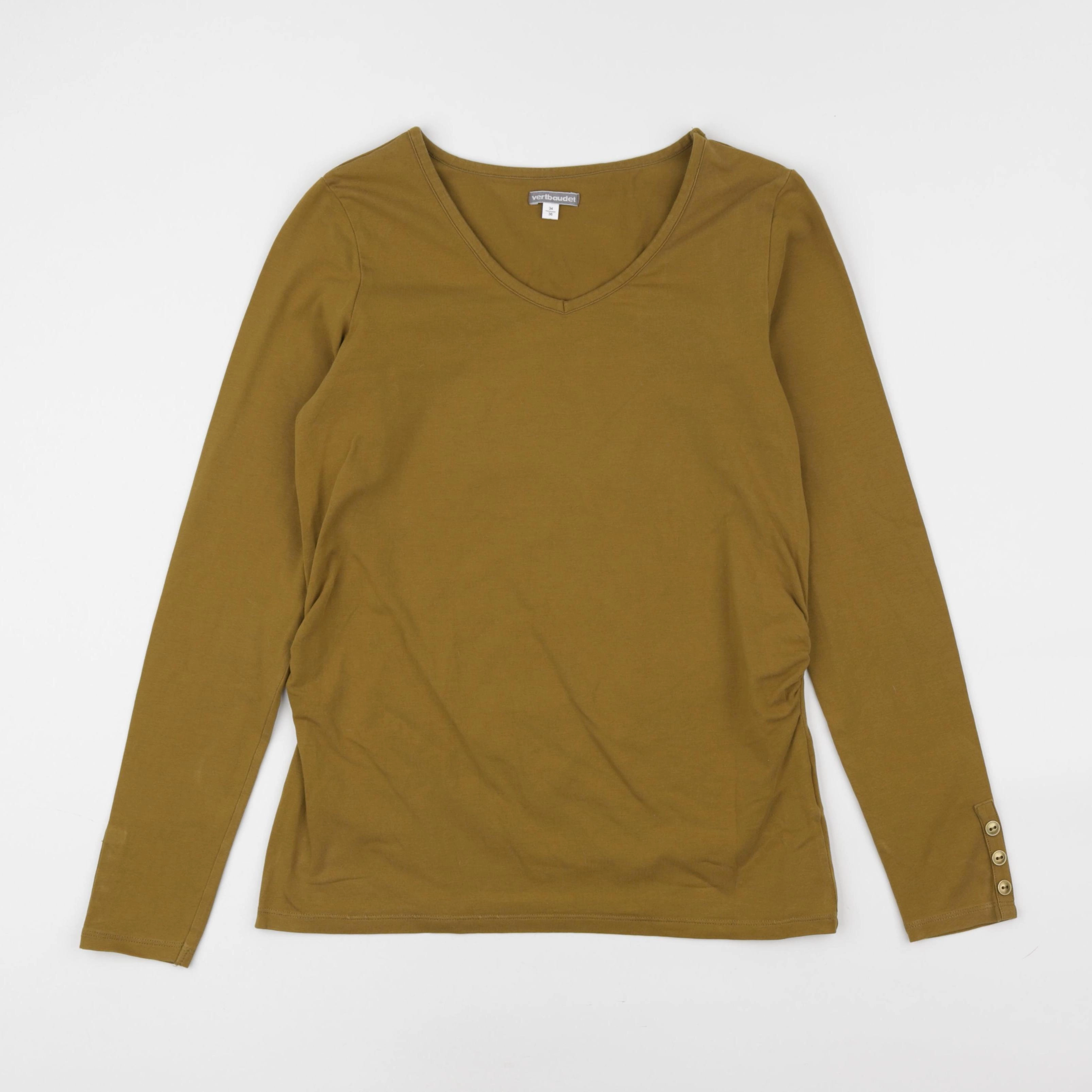 Vertbaudet - tee-shirt grossesse jaune - 34 à 36