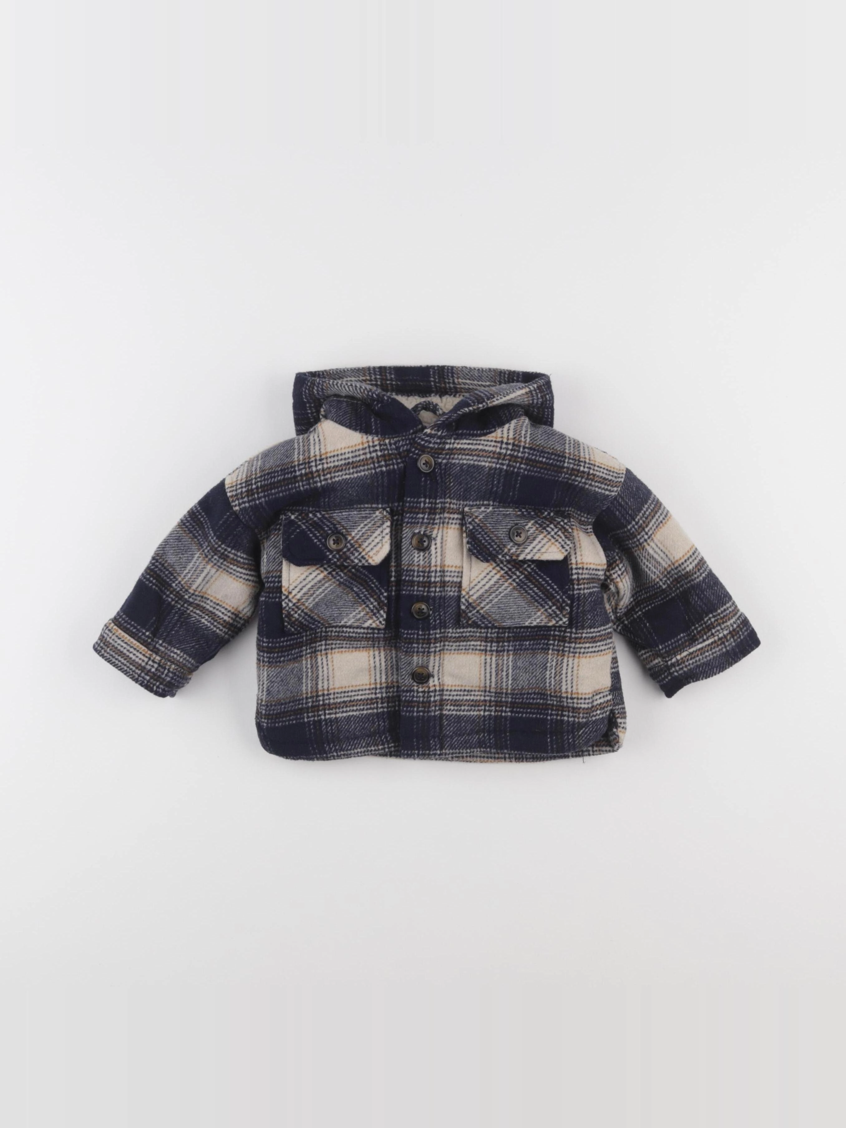 Vertbaudet - veste bleu - 6 mois