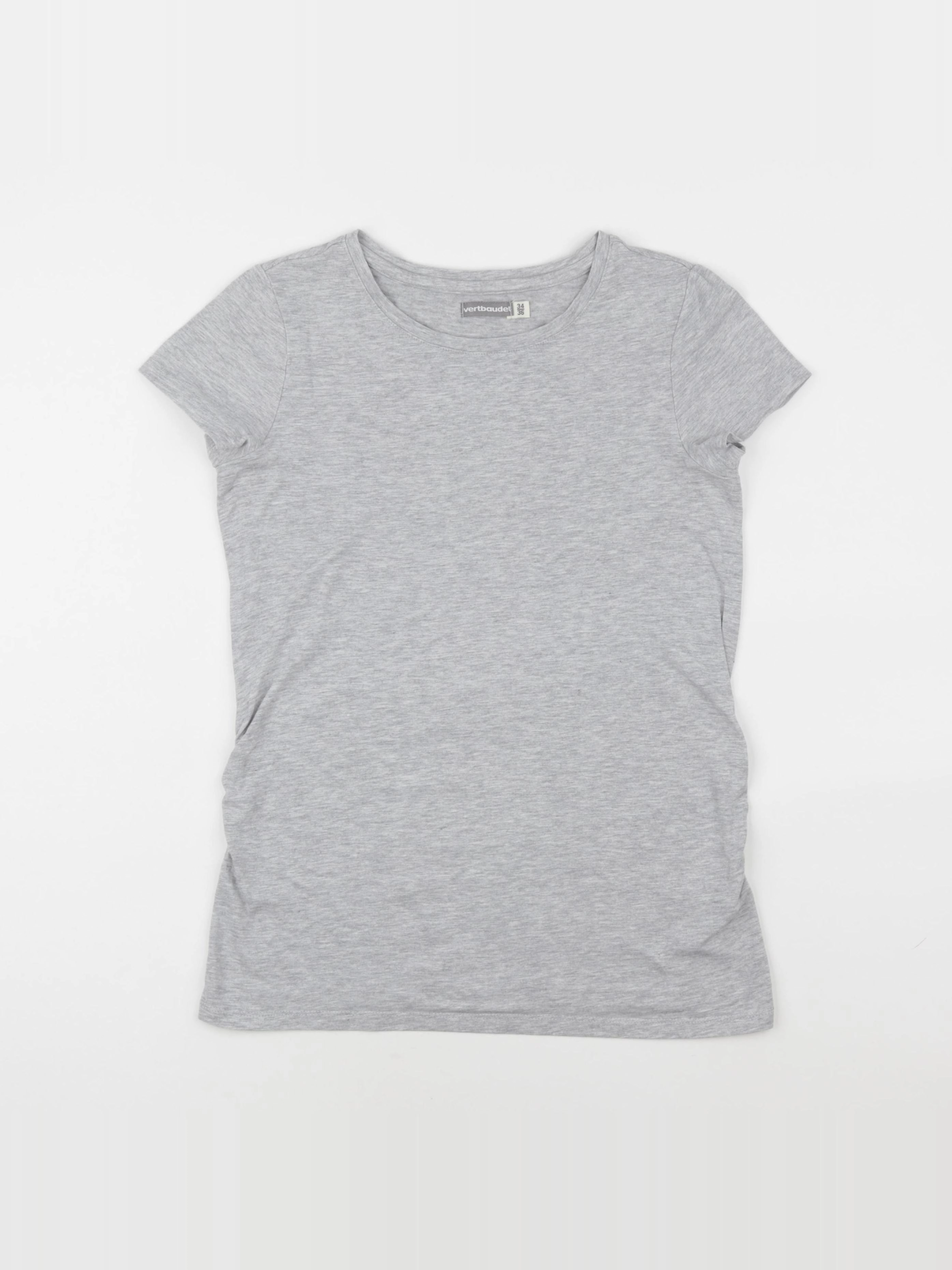 Vertbaudet - tee-shirt grossesse gris - 34 à 36