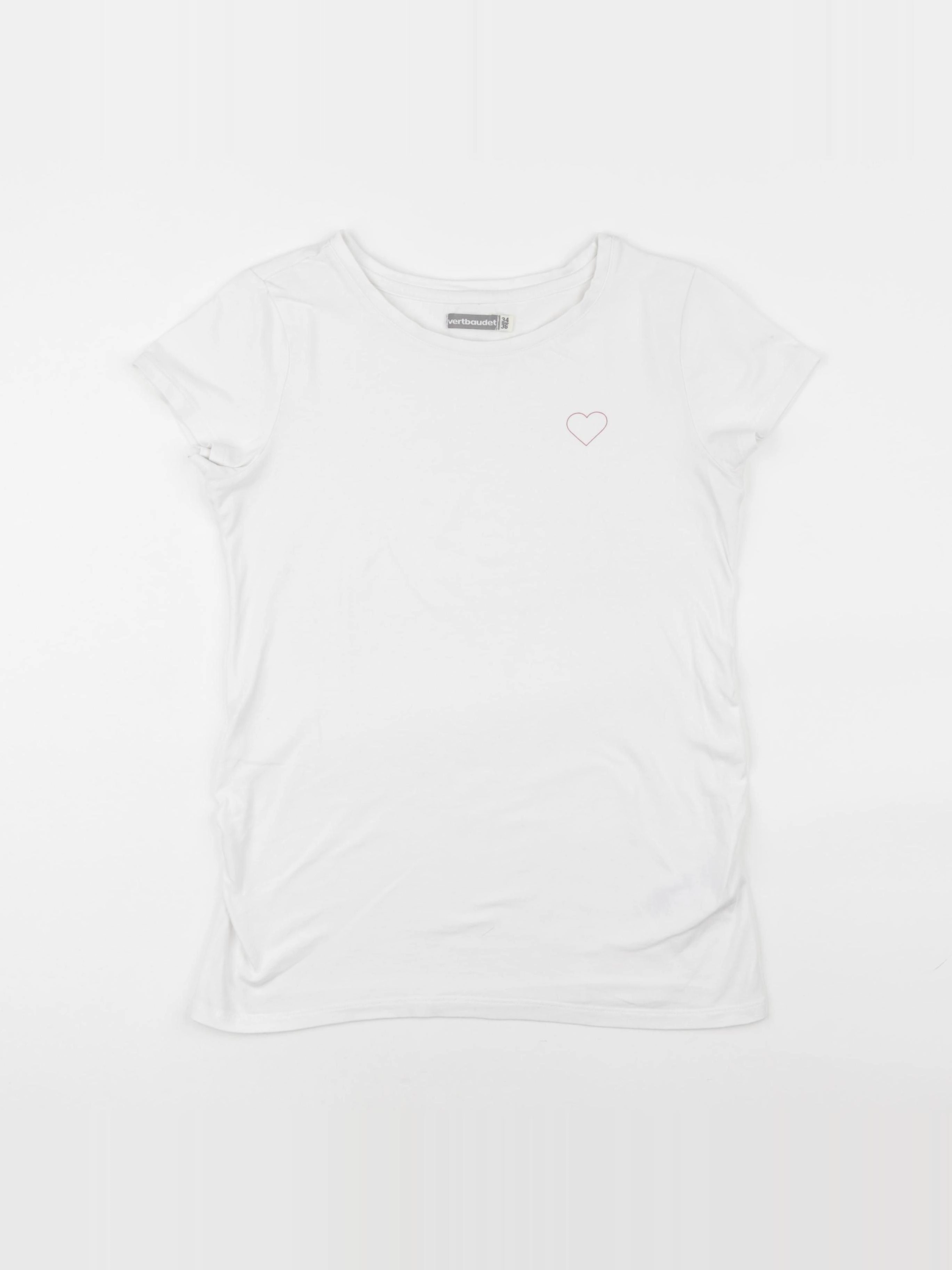 Vertbaudet - tee-shirt grossesse blanc - 34 à 36
