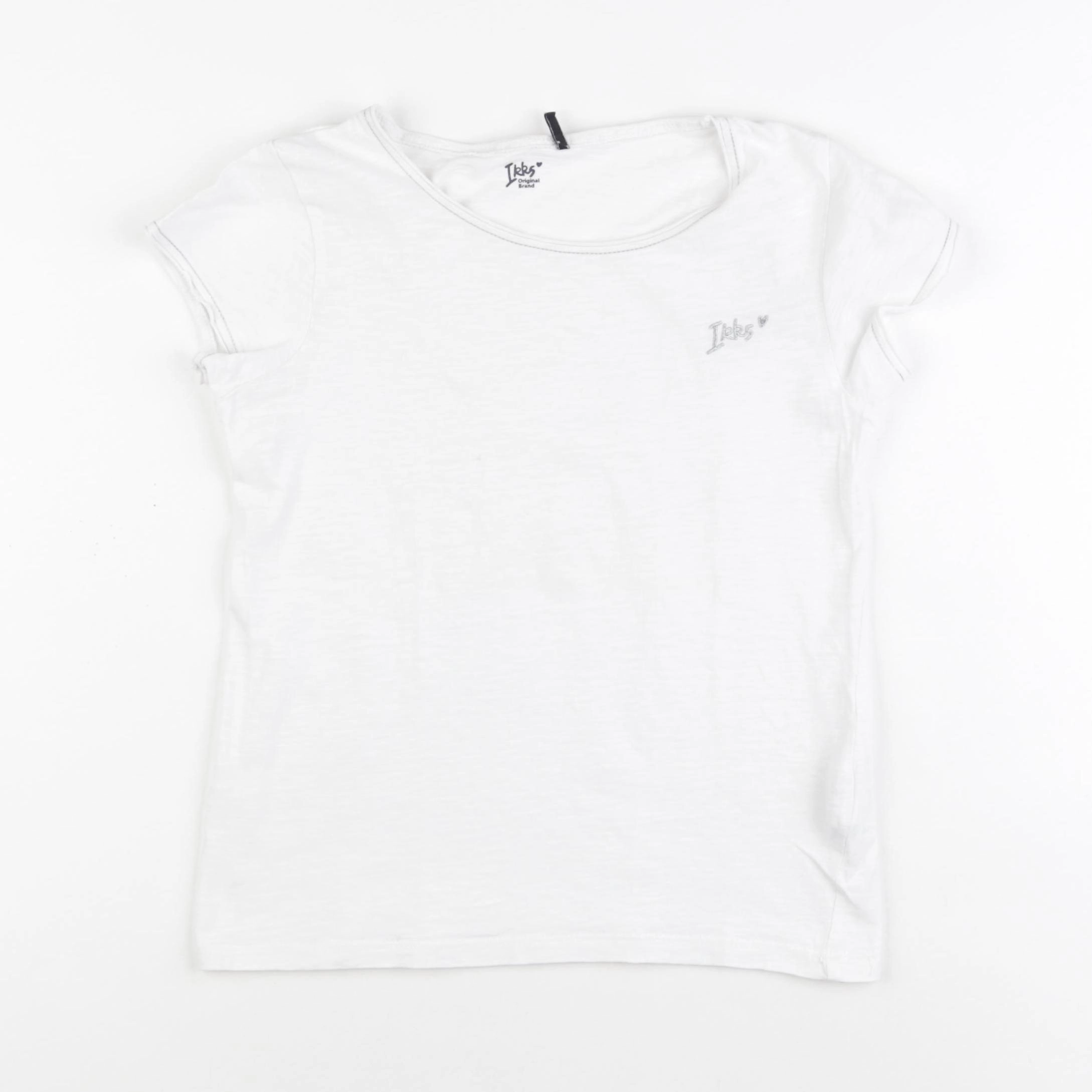 IKKS - tee-shirt blanc - 10 ans