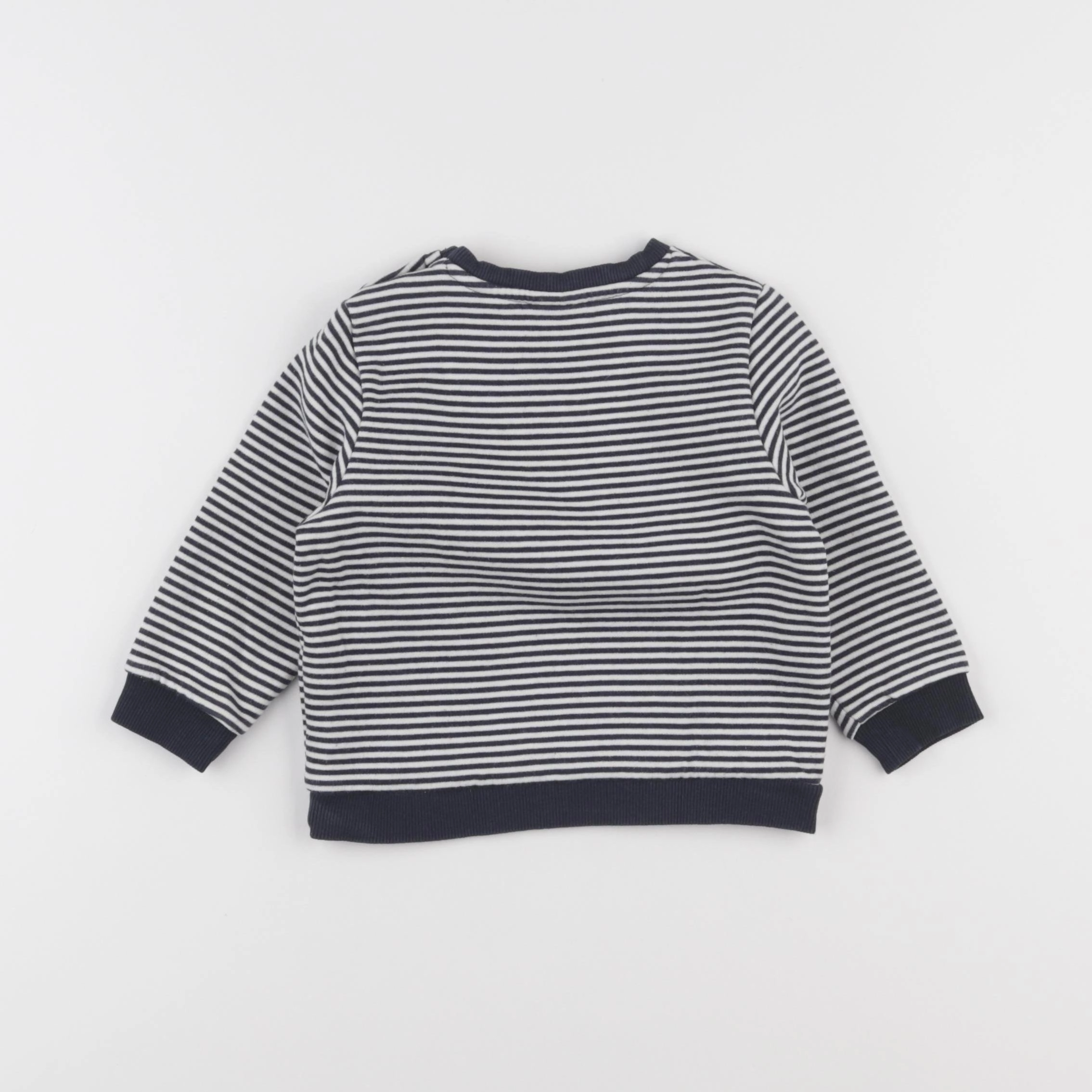 Tape à l'oeil - sweat bleu - 18 mois