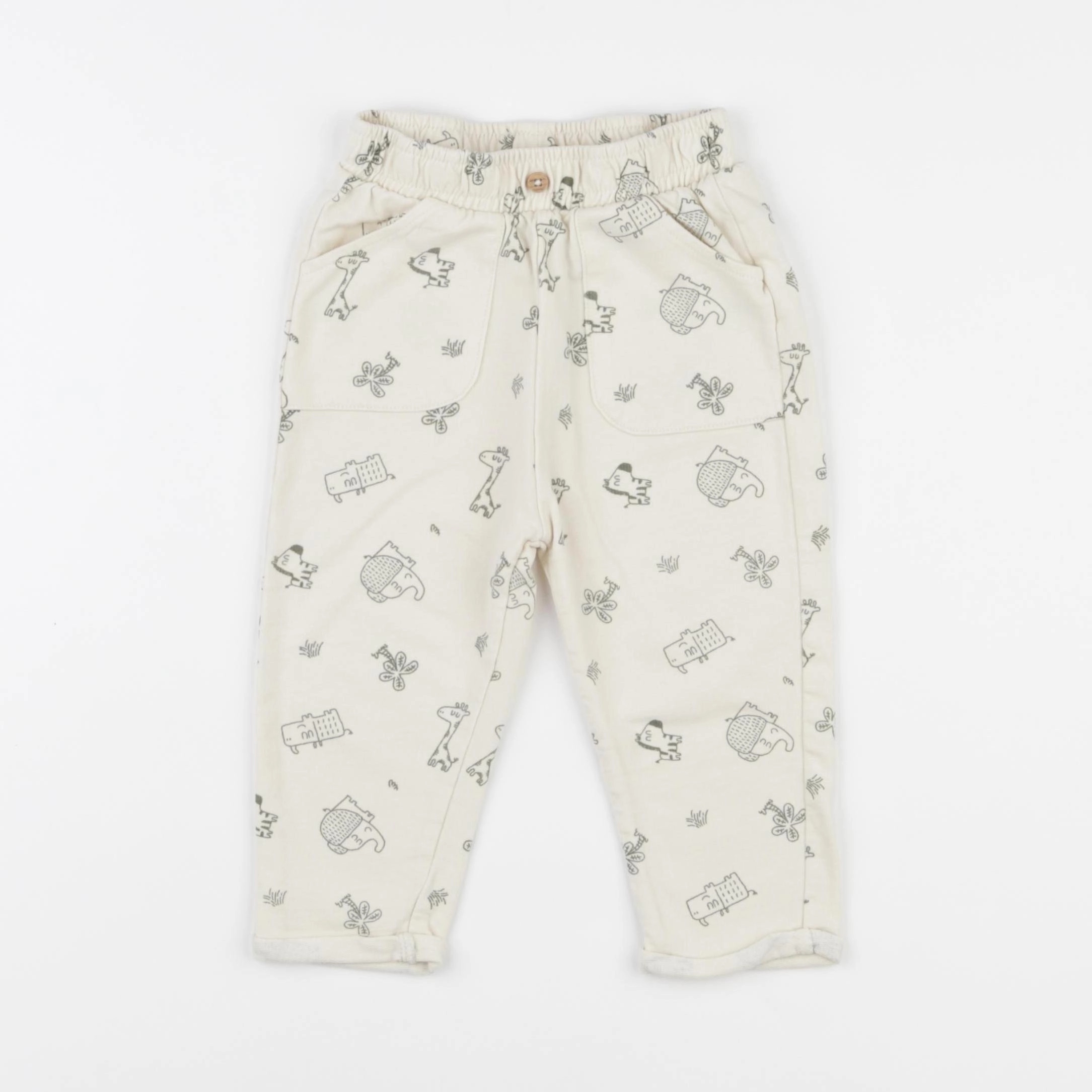 Vertbaudet - jogging beige - 12 mois