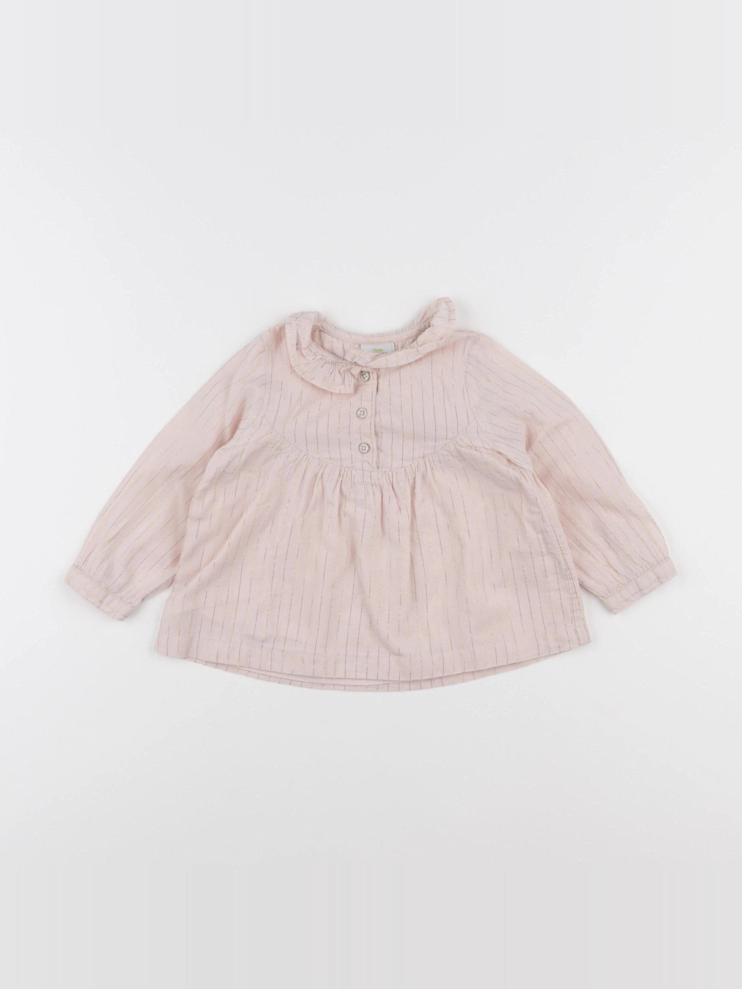 Tape à l'oeil - blouse rose - 18 mois