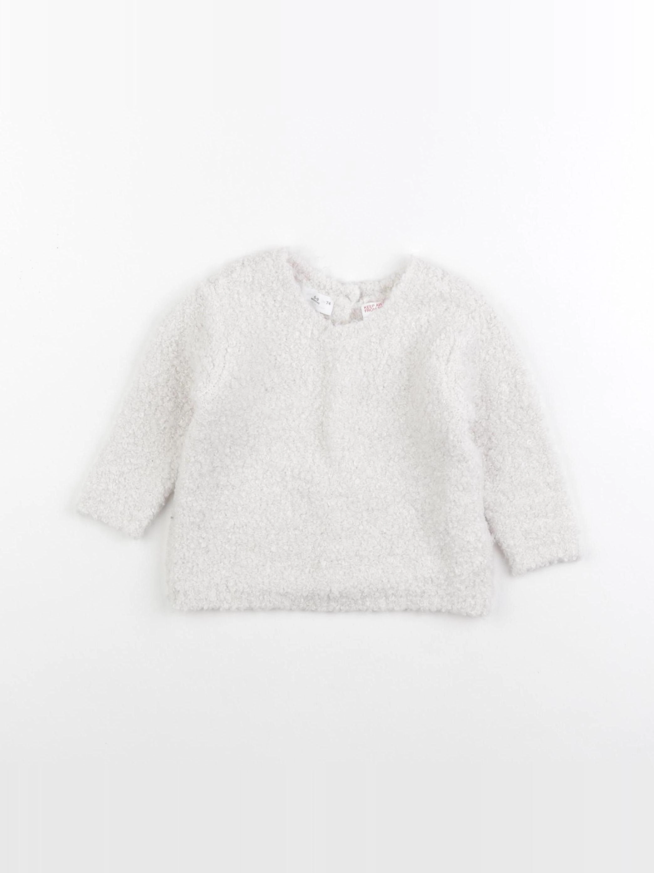 Zara - pull beige - 6/9 mois