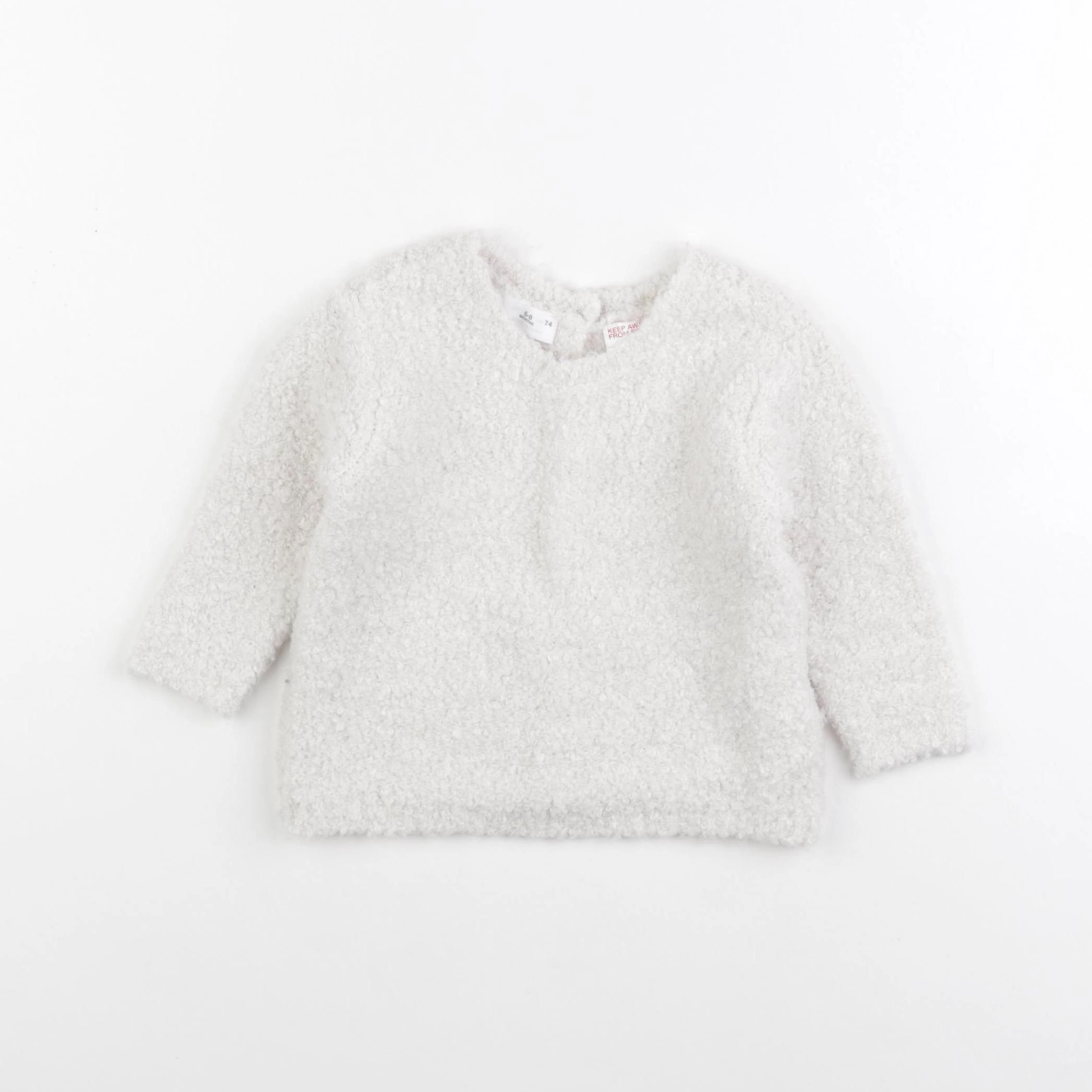 Zara - pull beige - 6/9 mois