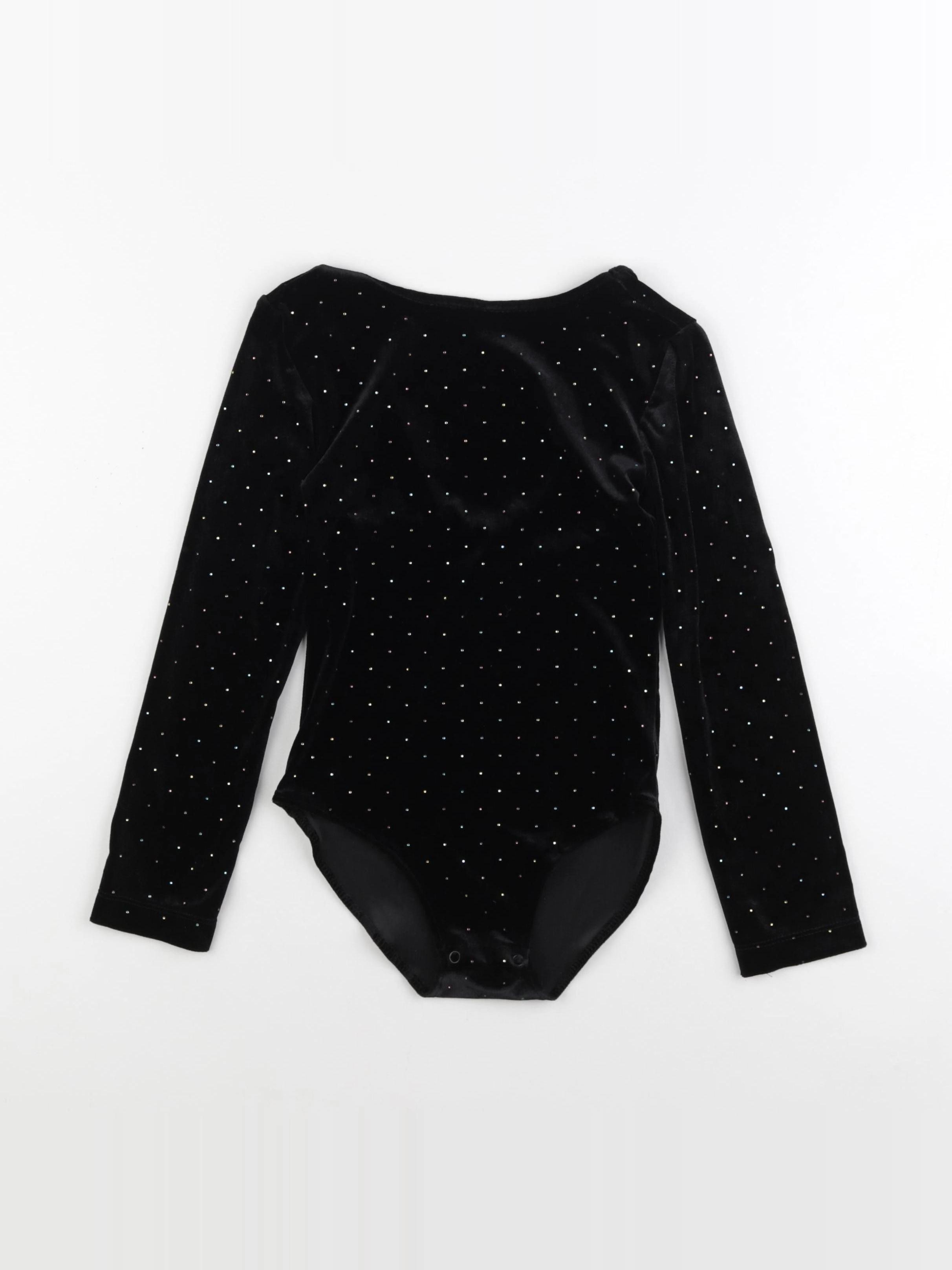 Zara - body tee-shirt noir - 8 ans