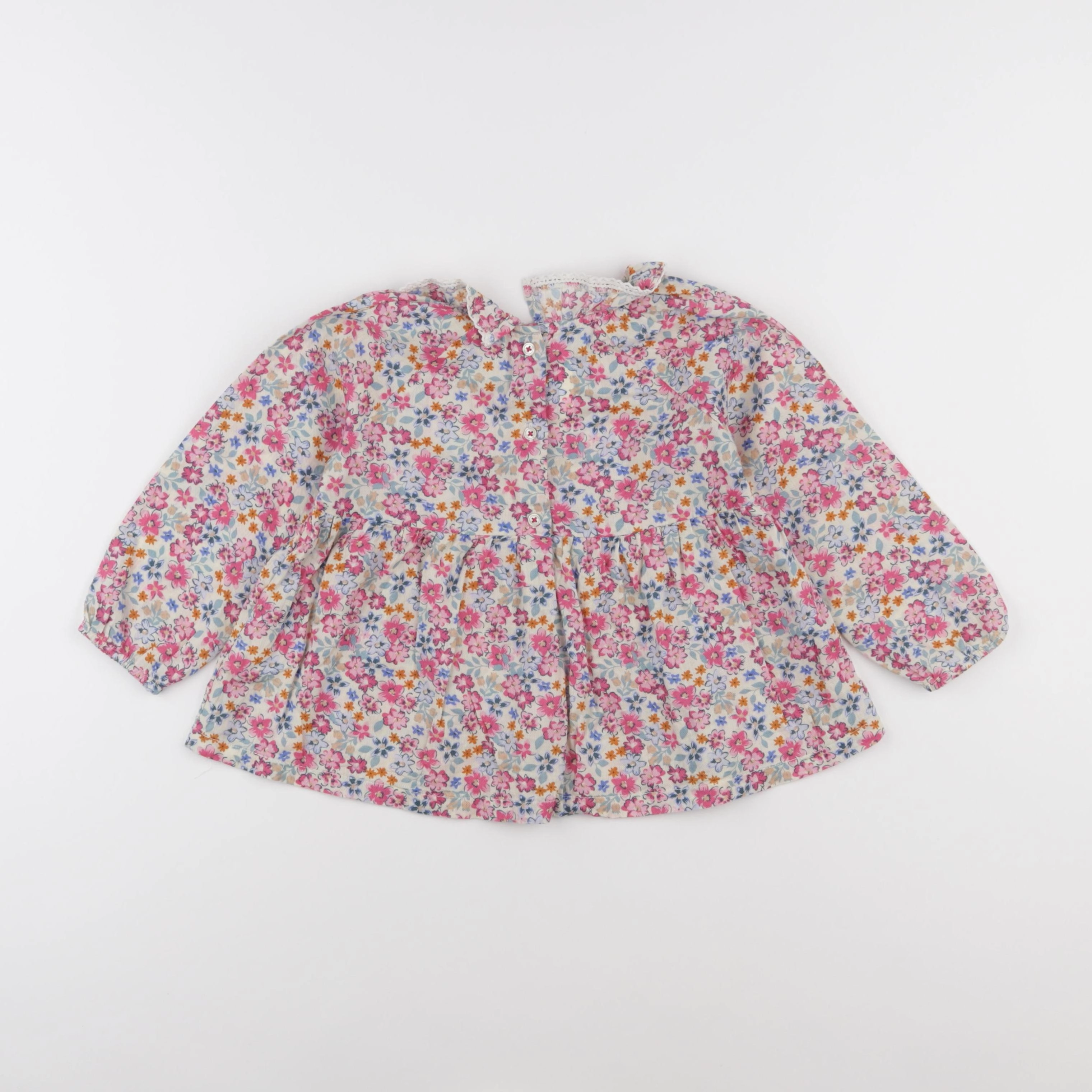 Boutchou - blouse multicolore - 36 mois