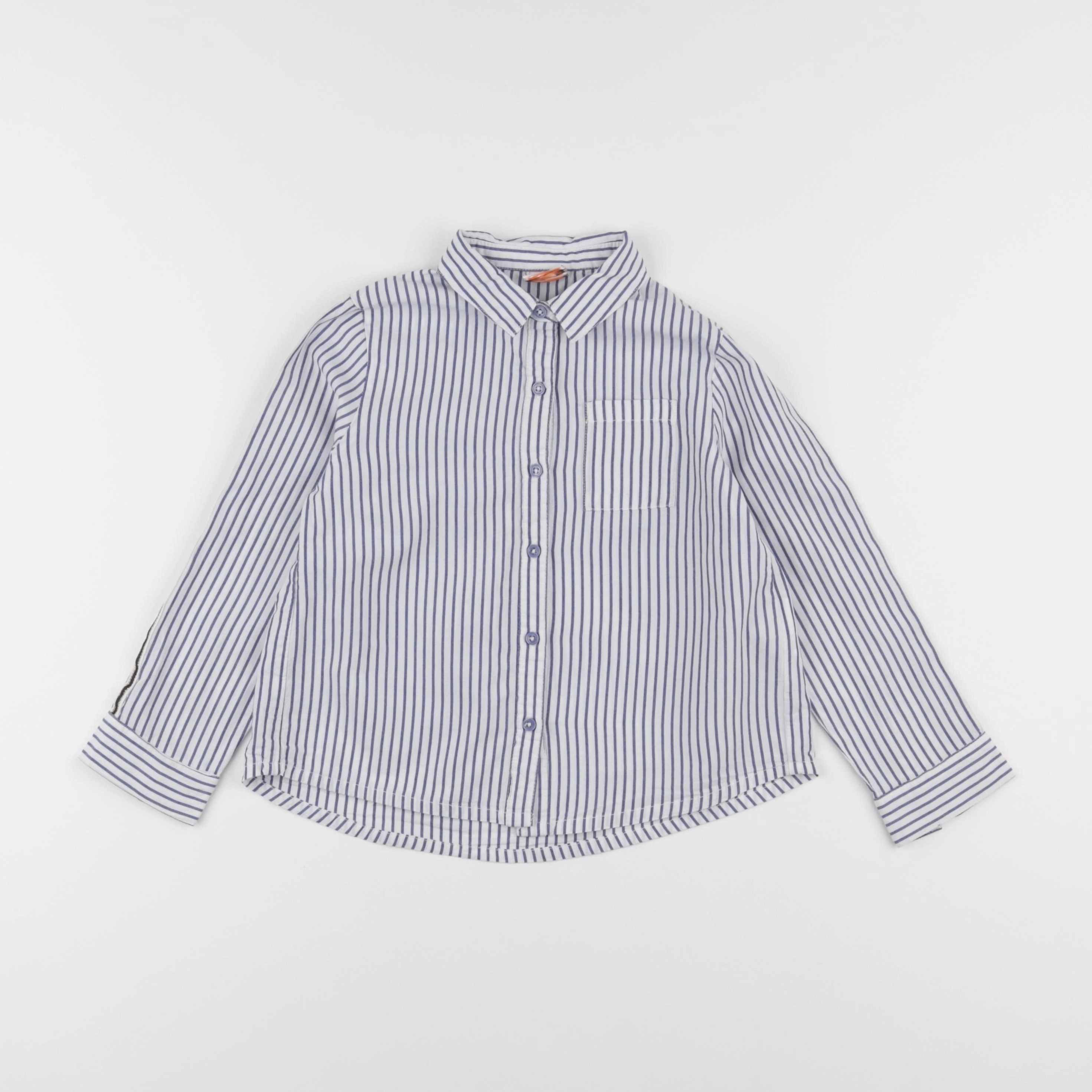 Tape à l'oeil - chemise blanc, bleu - 5 ans