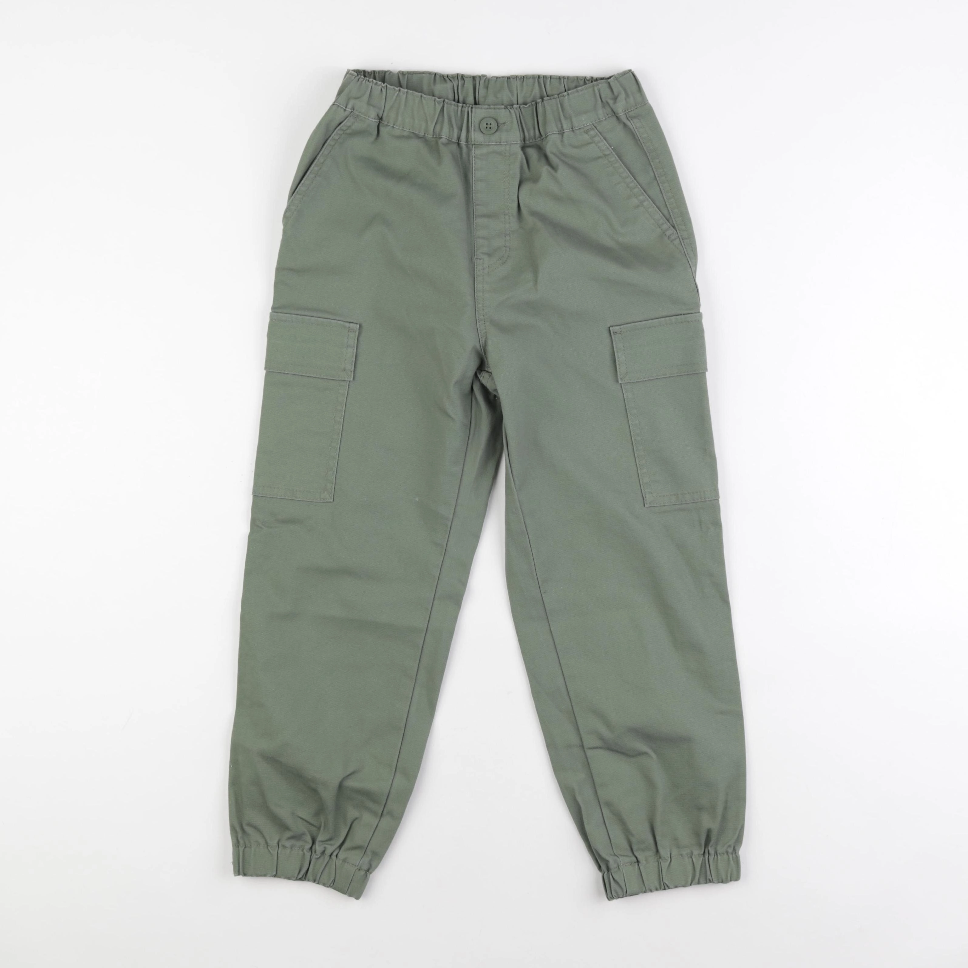 Uniqlo - pantalon vert - 7/8 ans