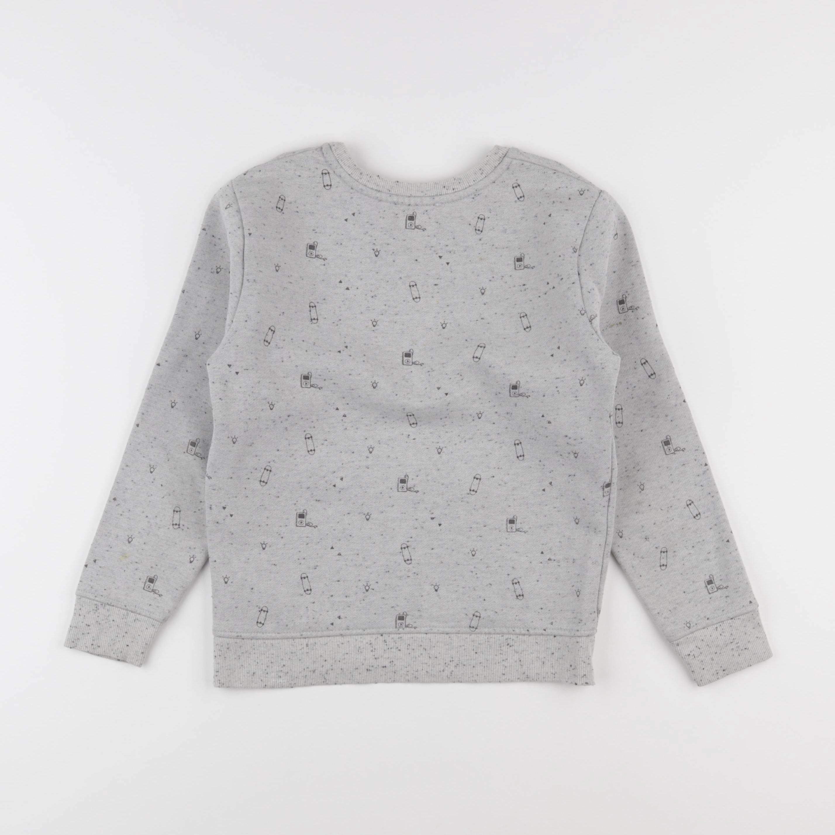 Okaidi - sweat gris - 8 ans