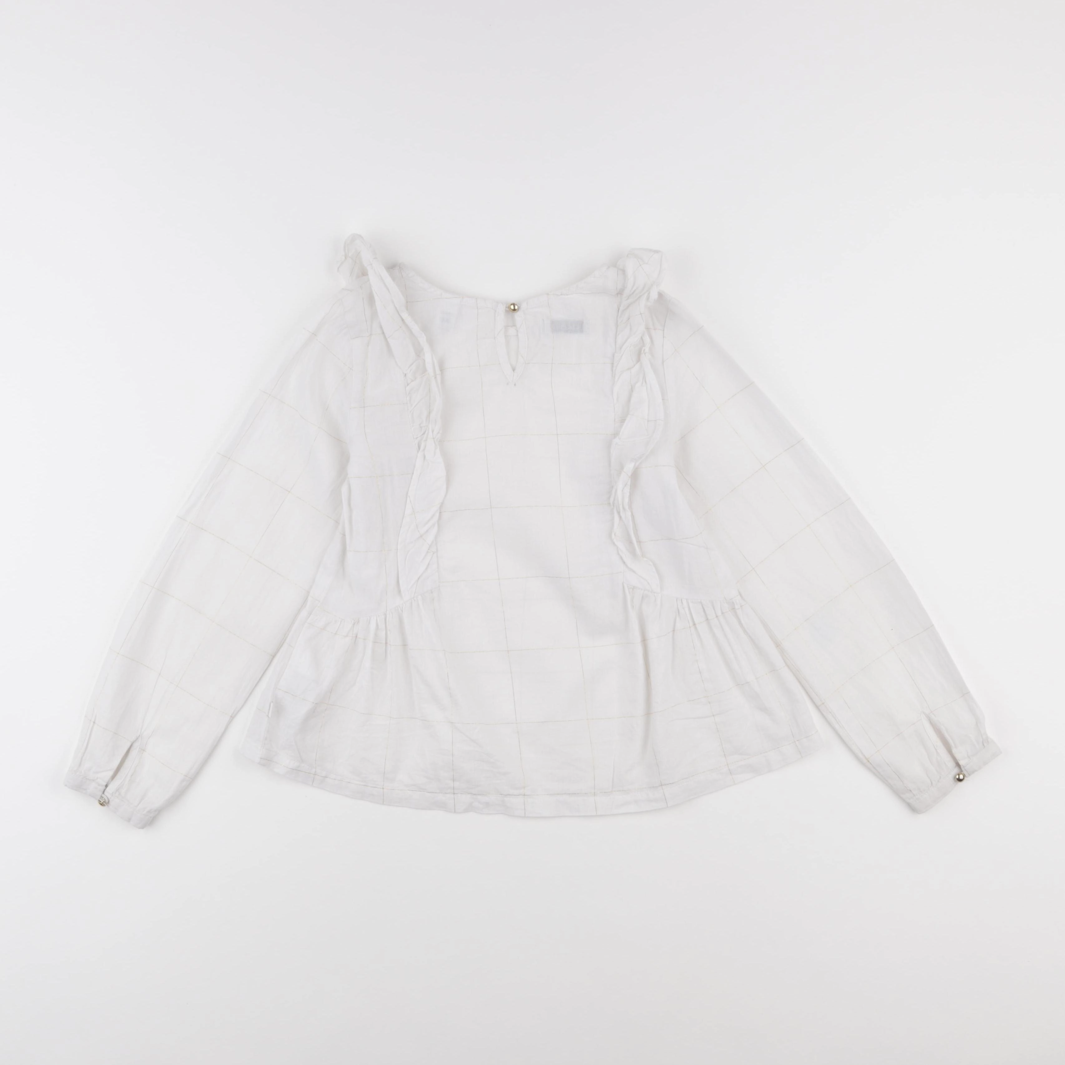 Okaidi - blouse blanc - 8 ans