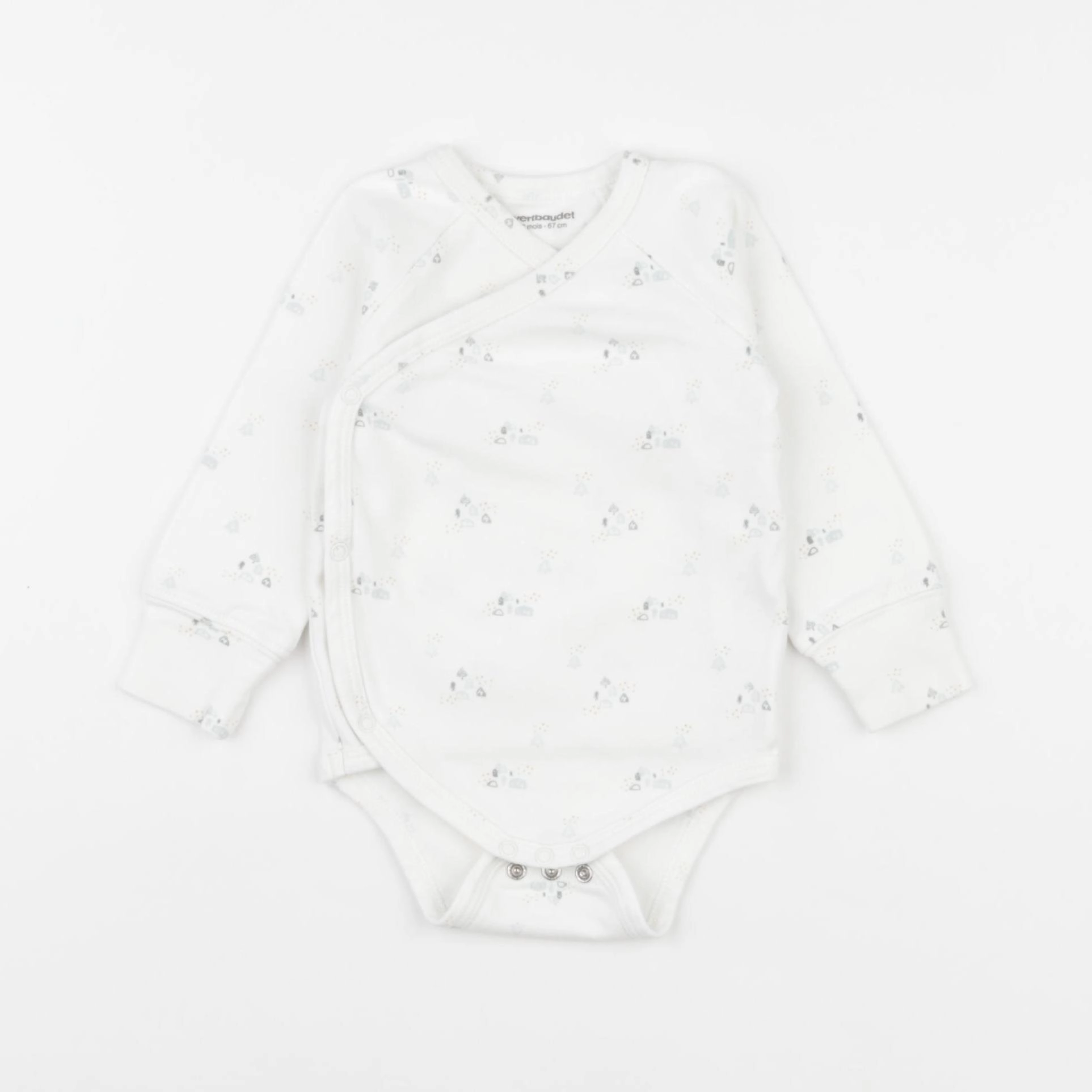 Vertbaudet - body blanc - 6 mois