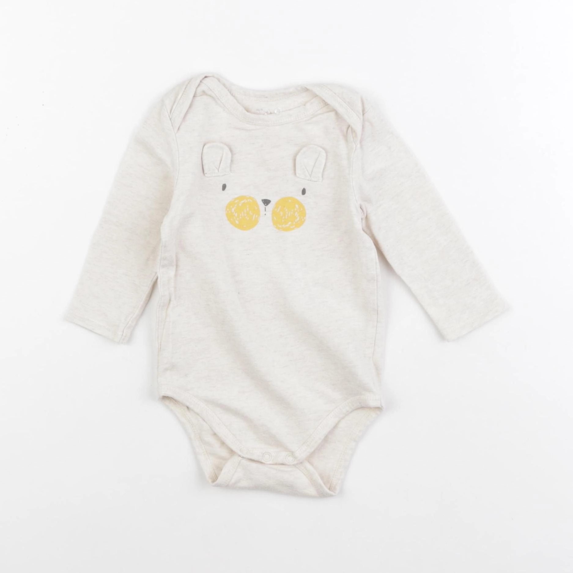 Tape à l'oeil - body beige - 1 mois
