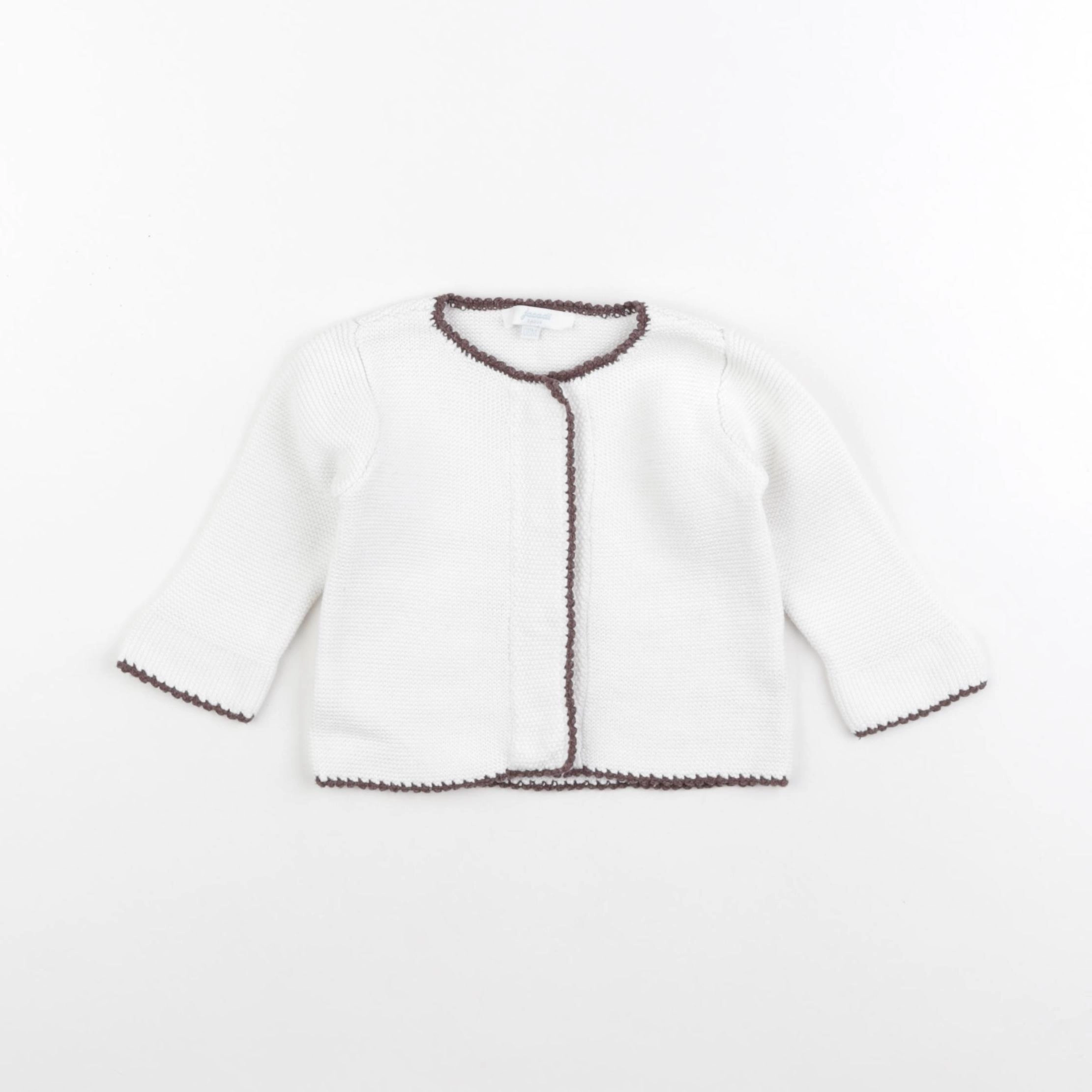 Jacadi - gilet beige - 6 mois