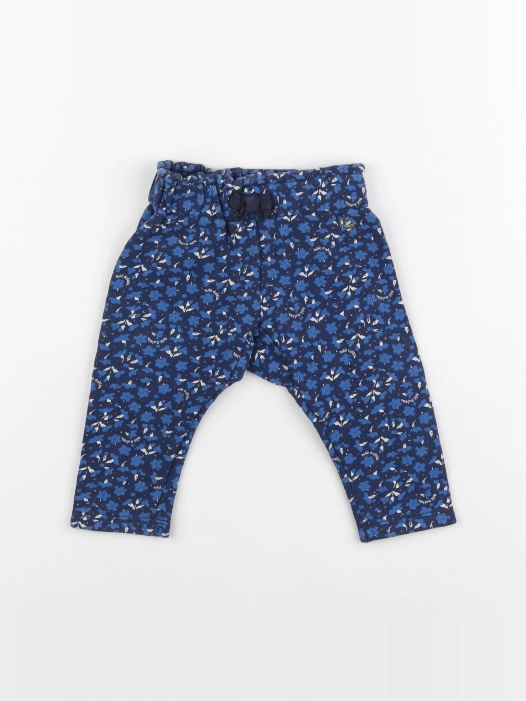 Petit Bateau - jogging bleu - 6 mois