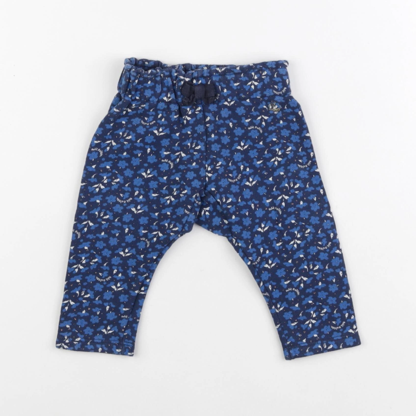Petit Bateau - jogging bleu - 6 mois
