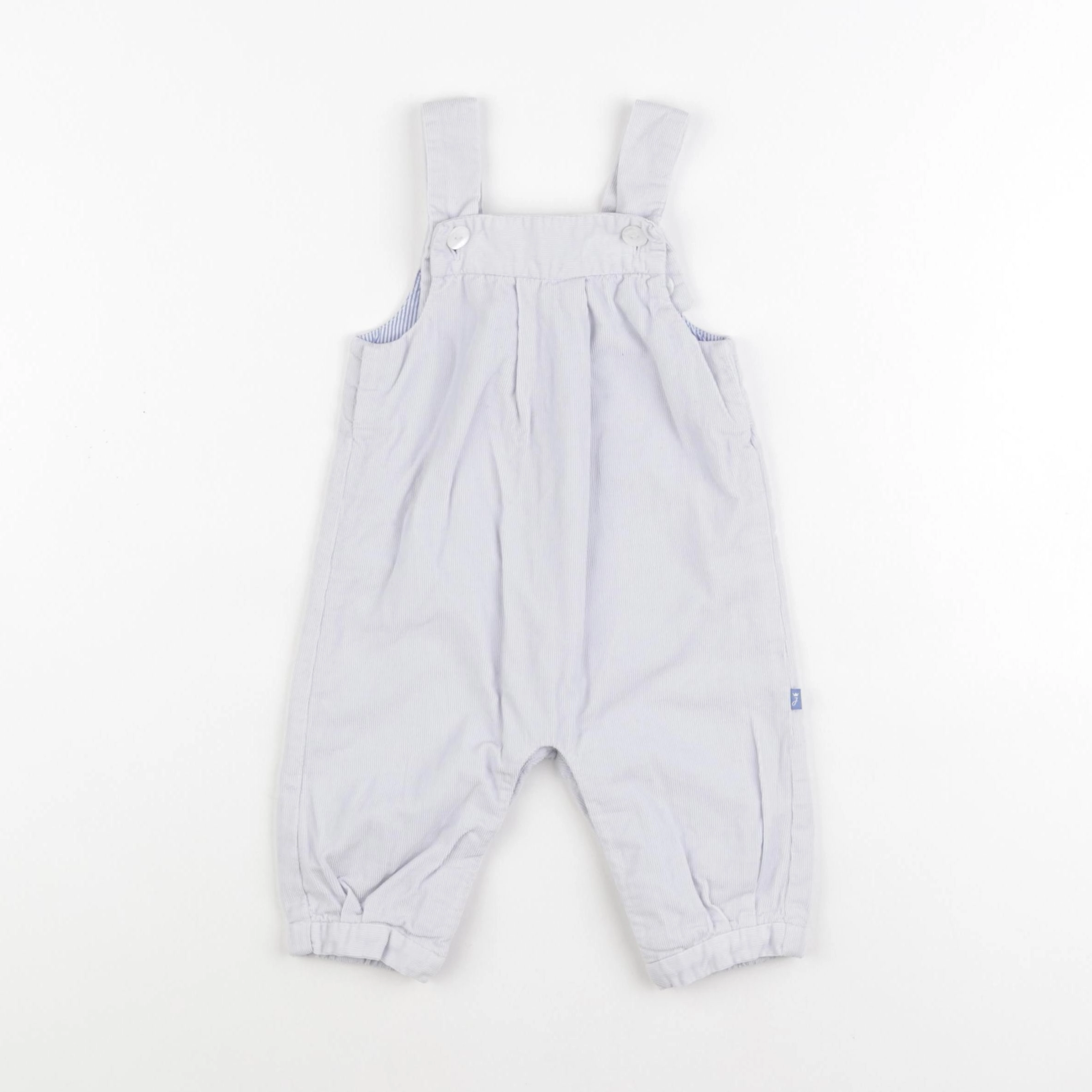 Jacadi - salopette doublé bleu - 6 mois