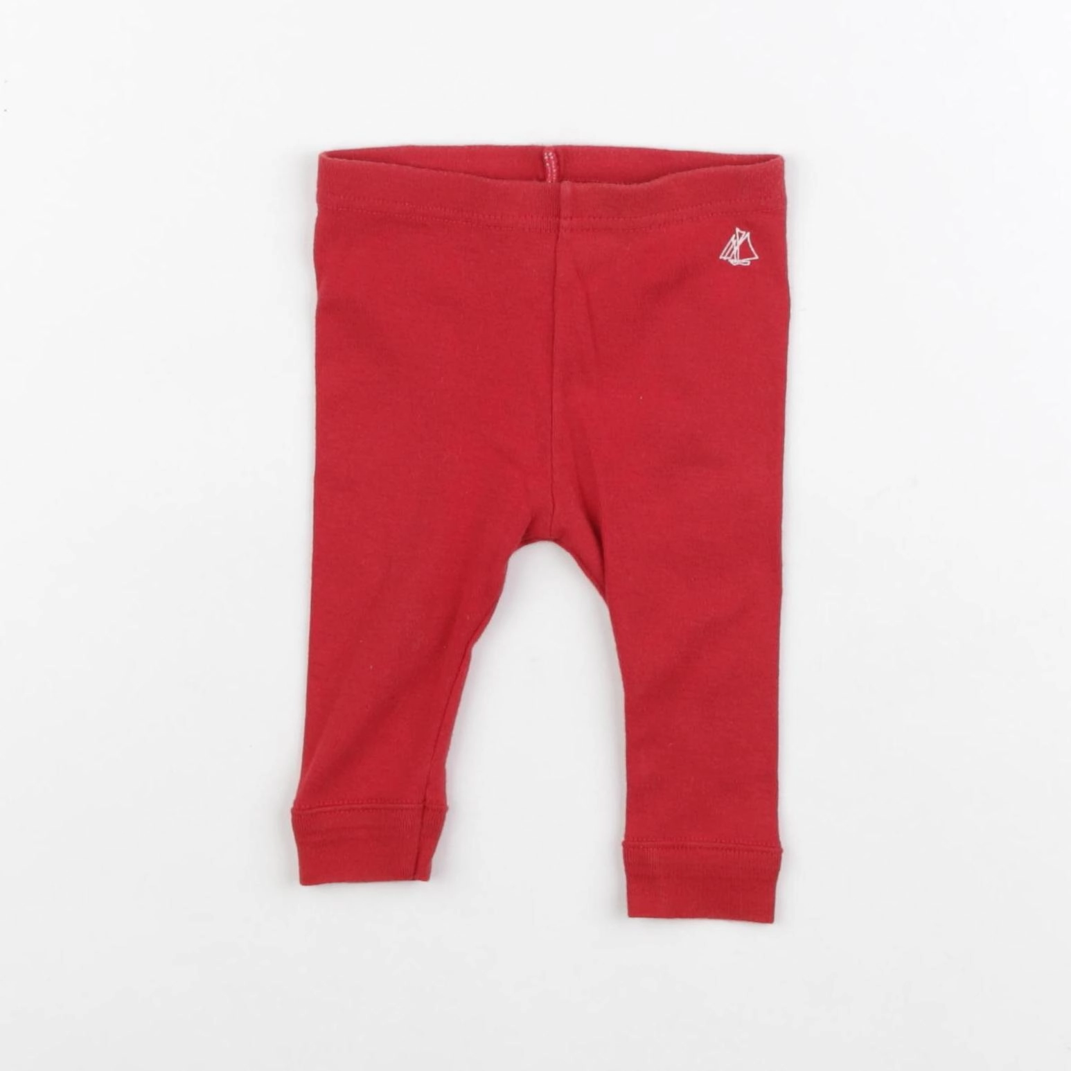 Petit Bateau - legging rouge - 3 mois