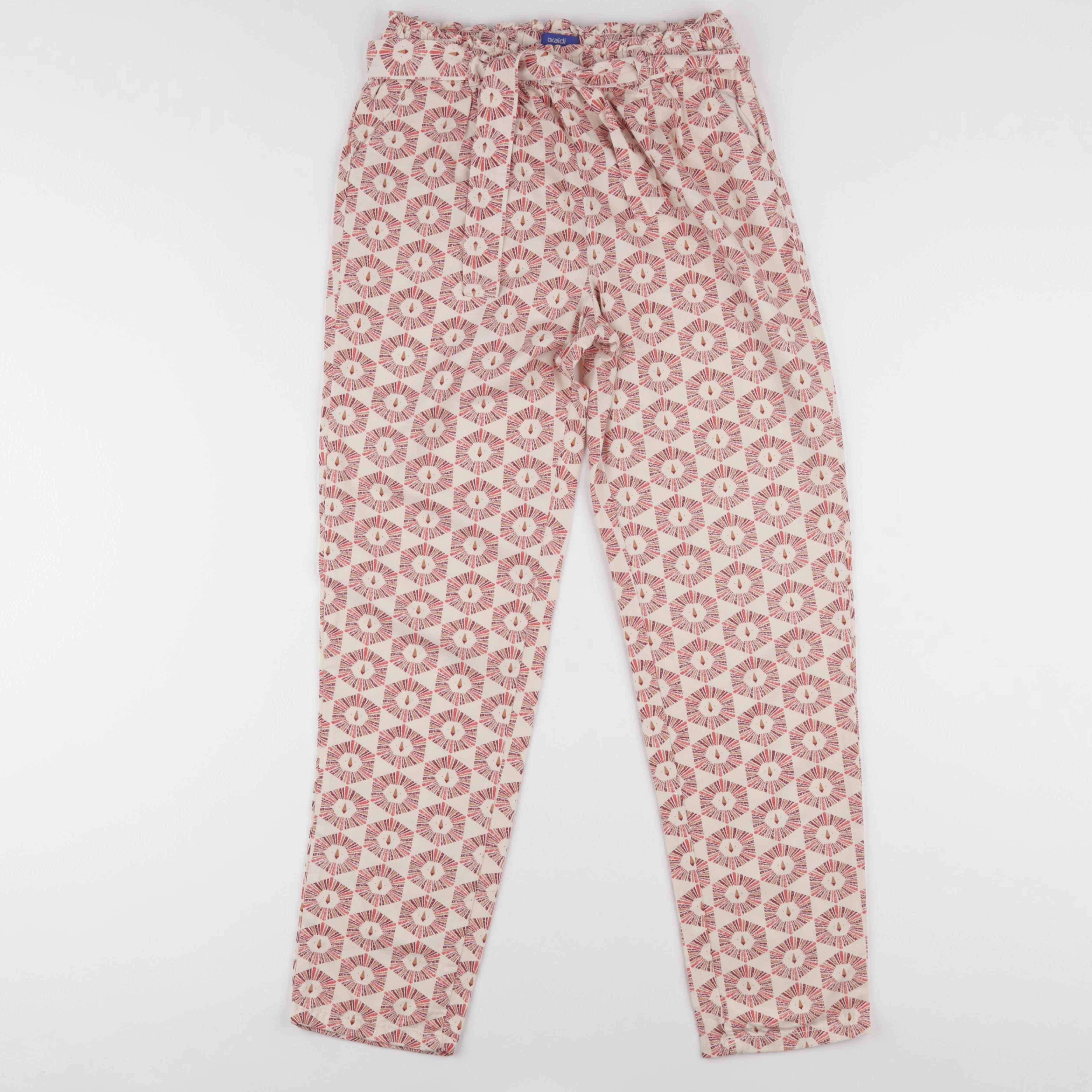 Okaidi - pantalon multicolore - 14 ans