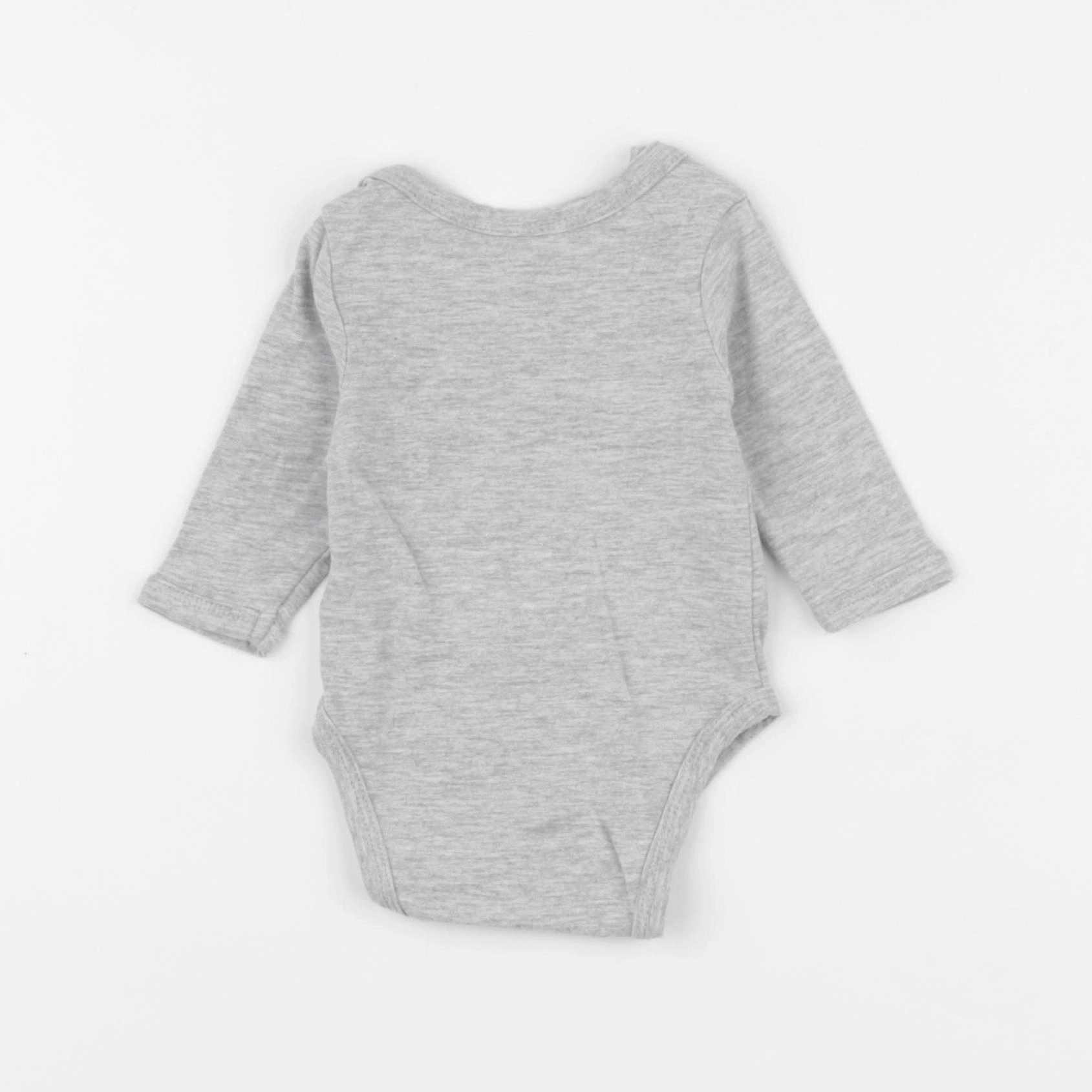 Vertbaudet - body gris - 1 mois