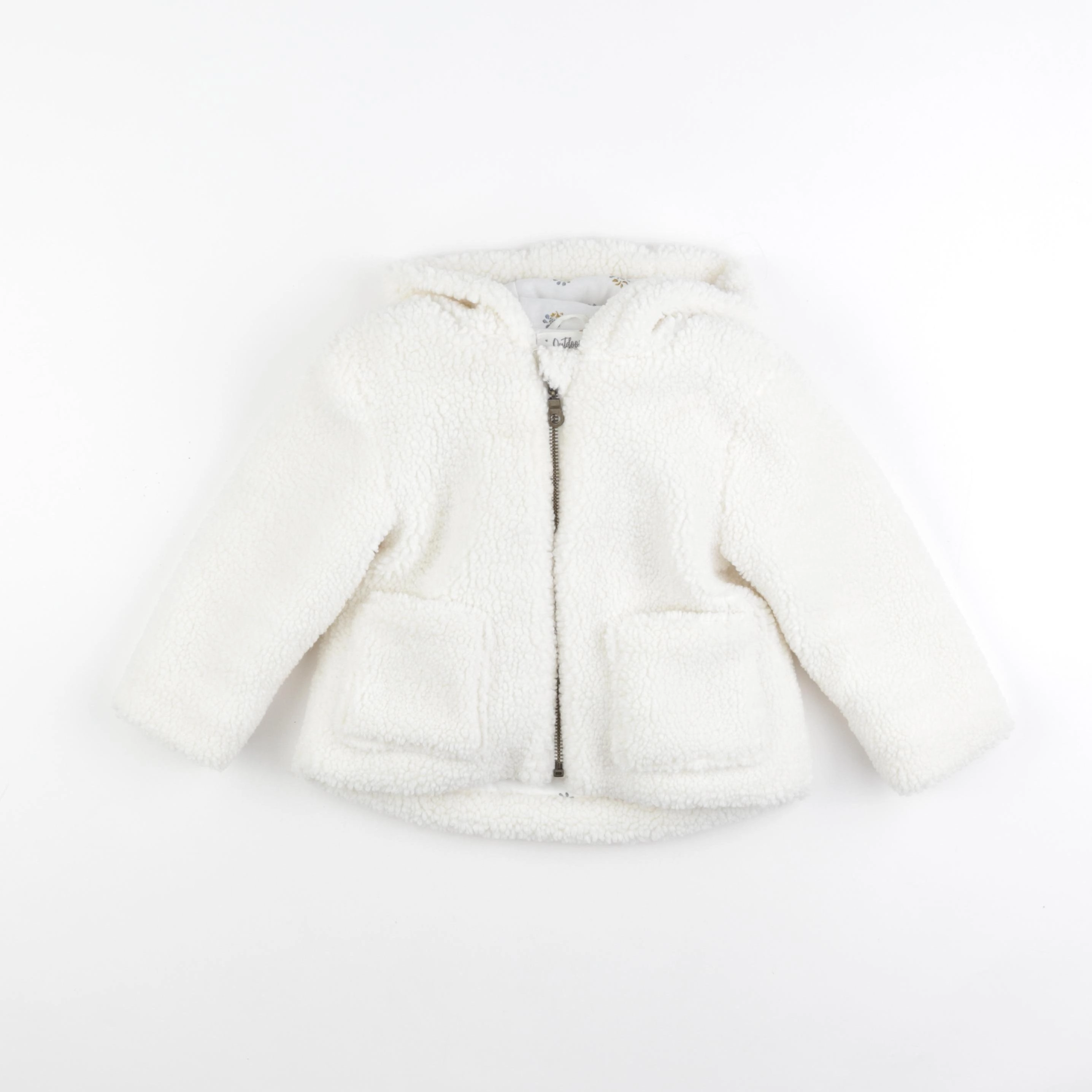 Vertbaudet - veste doublé beige - 2 ans