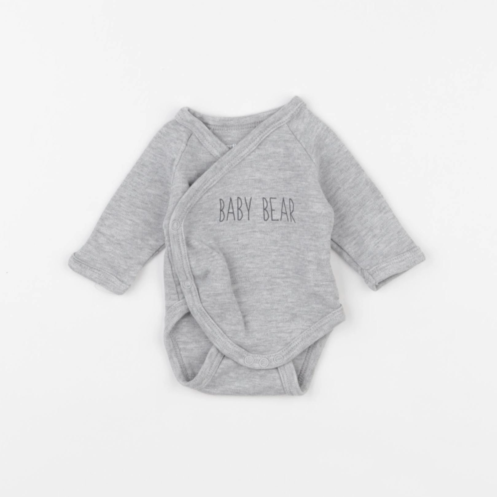 Vertbaudet - body gris - 0 mois