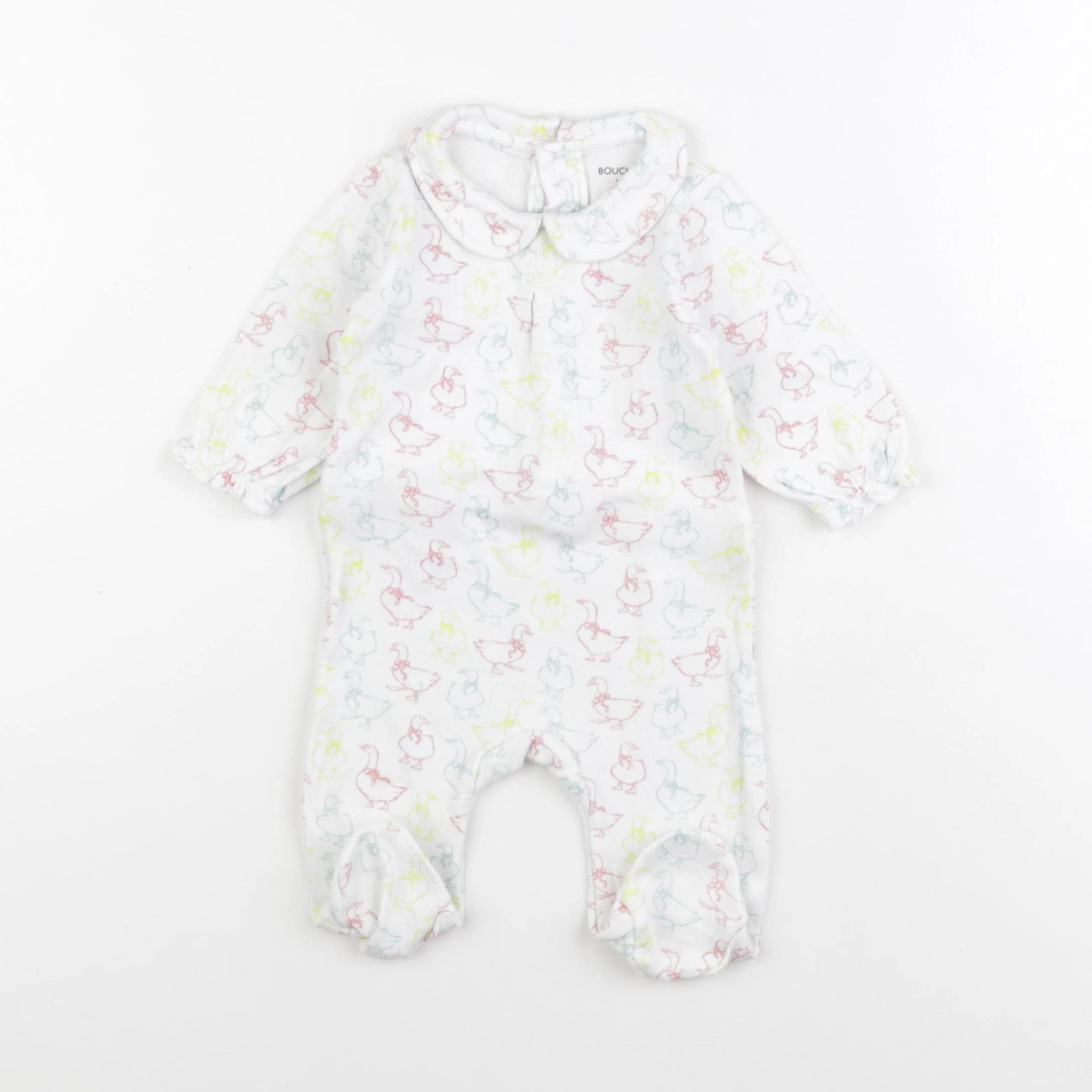 Bouchara - pyjama coton multicolore - 3 mois
