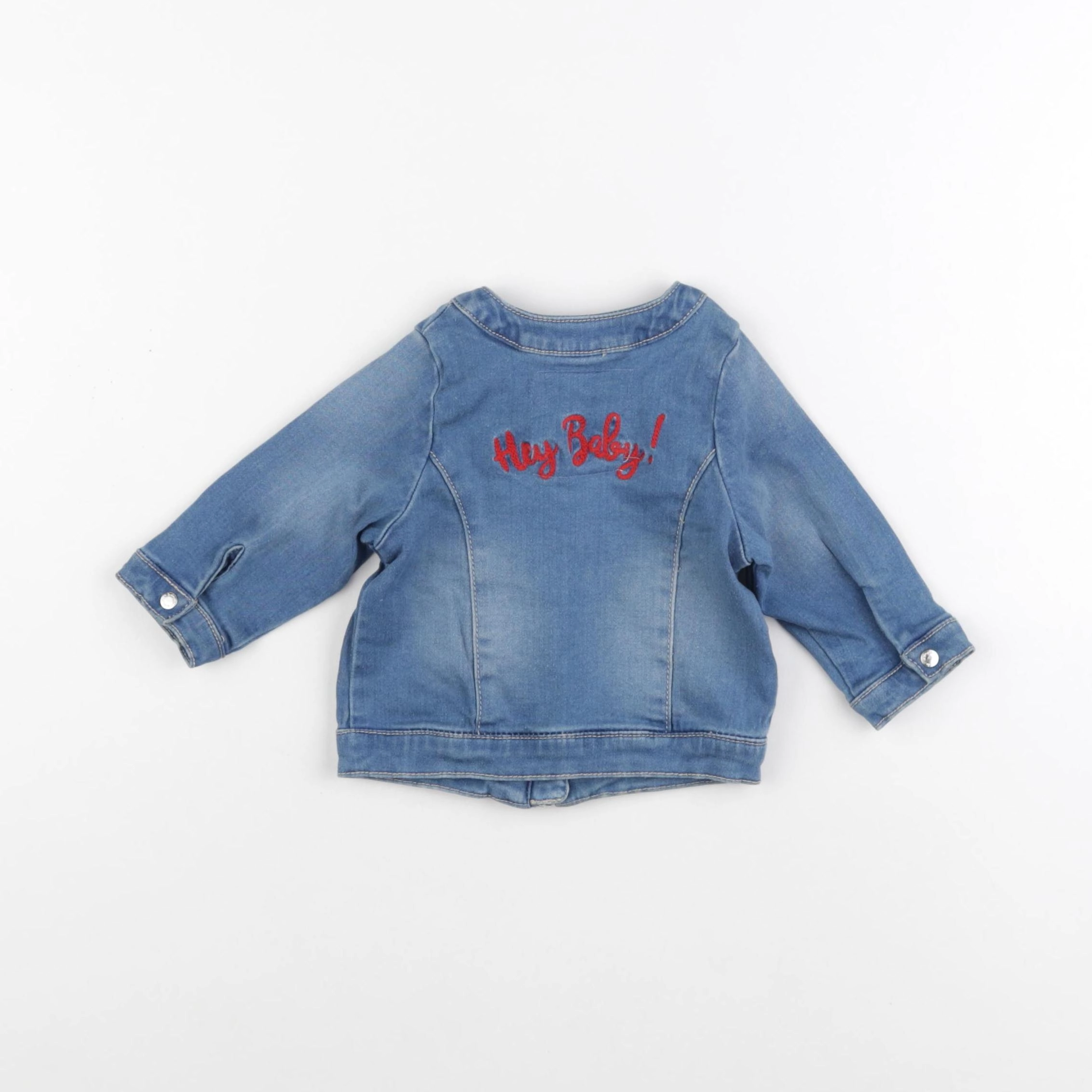 Tape à l'oeil - veste imprimé au dos bleu - 3 mois