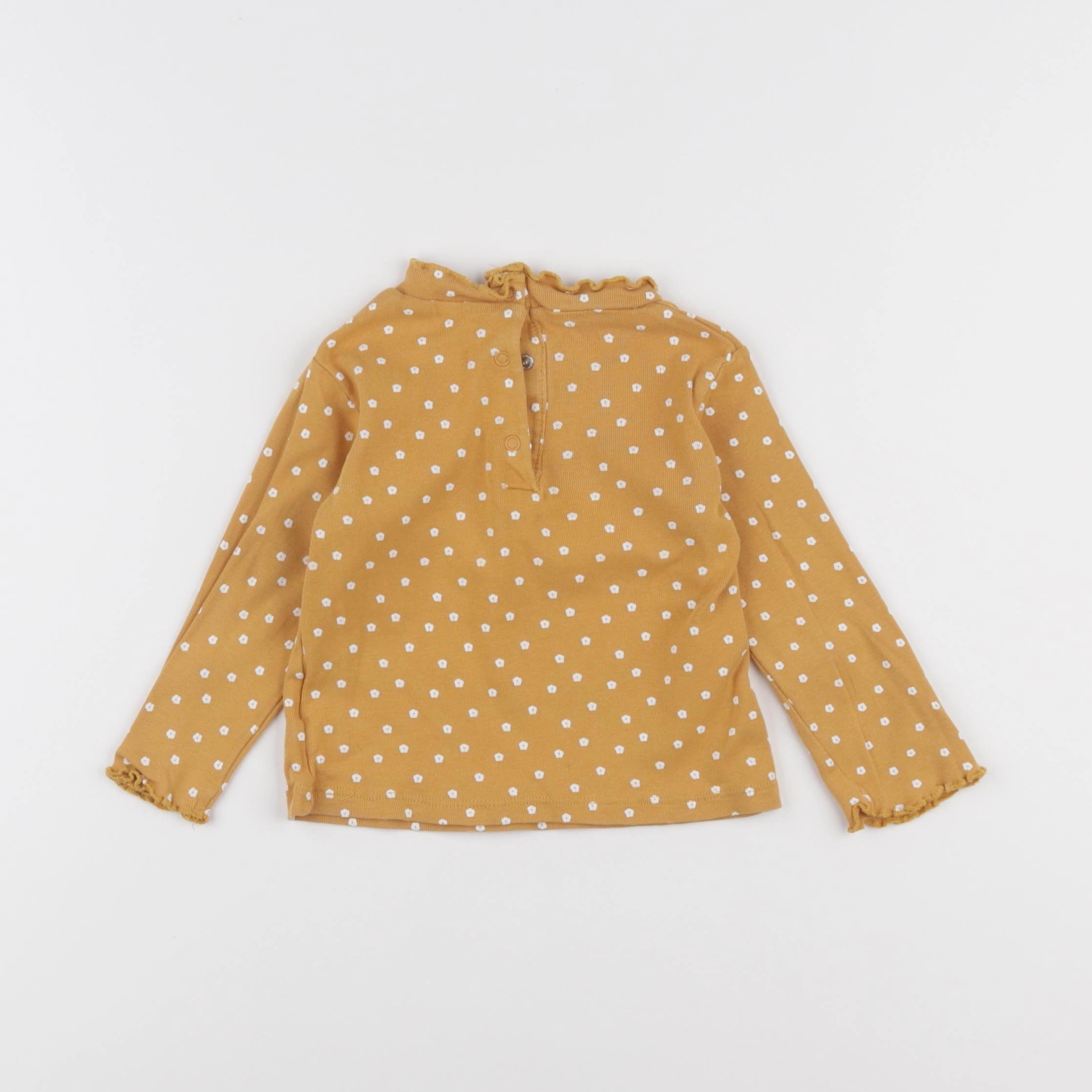 Vertbaudet - sous-pull jaune - 18 mois
