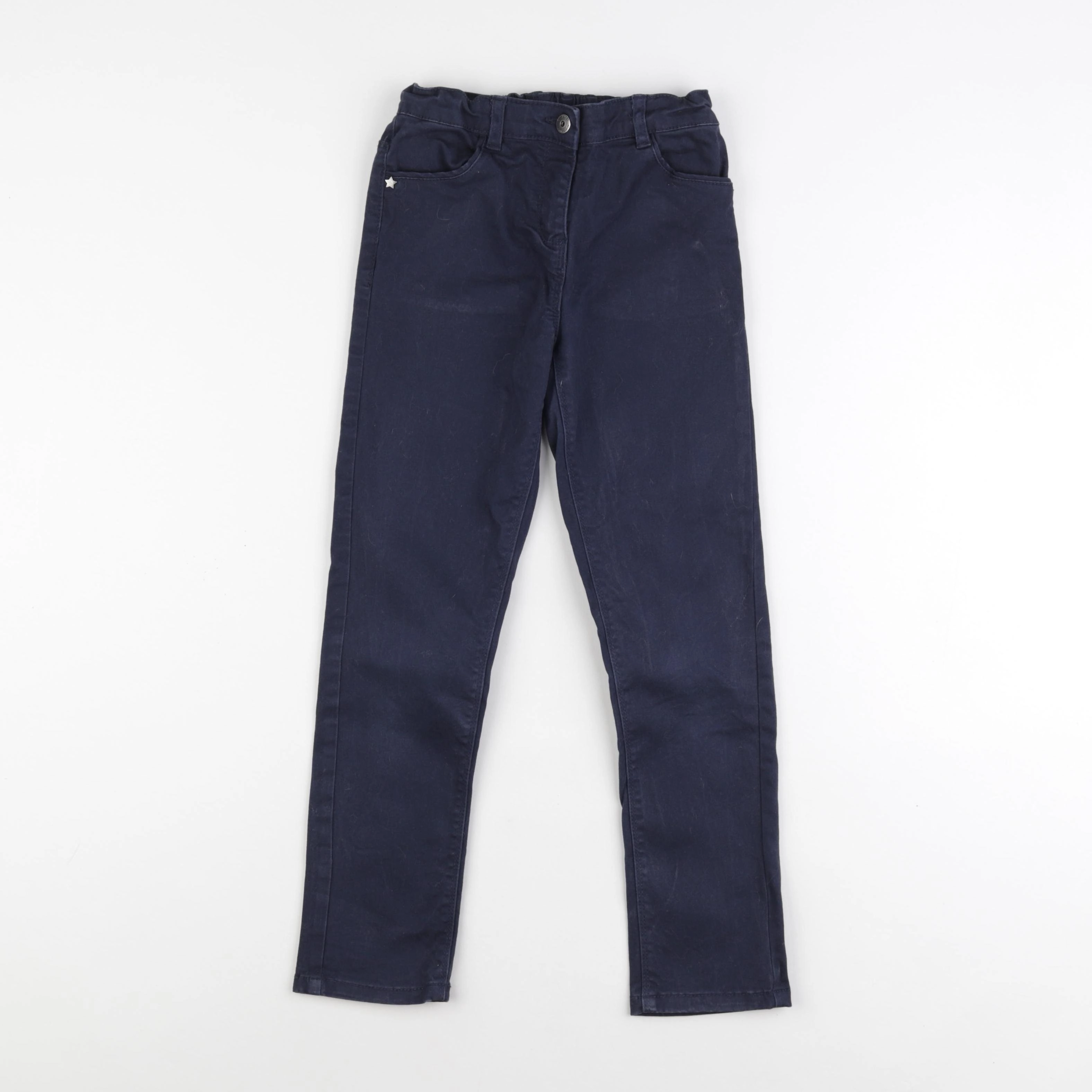 Vertbaudet - pantalon bleu - 8 ans